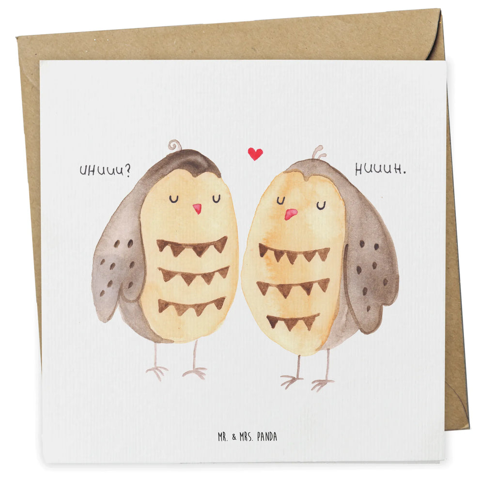 Deluxe Karte Eulen Liebe Geburtstagskarte, Hochzeitskarte, Hochwertige Klappkarte, Grußkarte, Glückwunschkarte, Hochwertige Grußkarte, Einladungskarte, Karte, Klappkarte, Eule, Liebe Spruch, All you need is love, Wortspiel lustig, Eule Deko, Owl, Freund, Hochzeit Spruch, Freundin Geschenk, Liebe