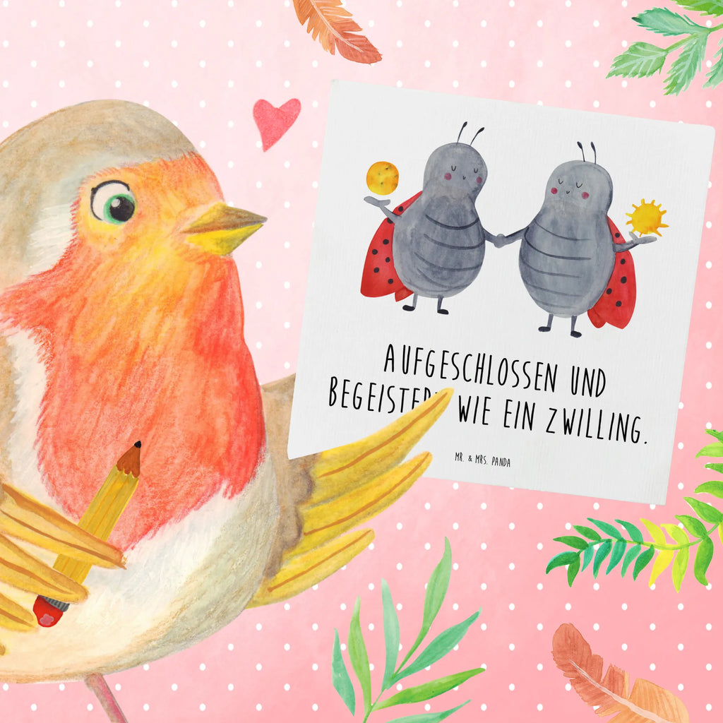 Deluxe Karte Sternzeichen Zwilling Glückwunschkarte, Grußkarte, Hochwertige Klappkarte, Einladungskarte, Karte, Geburtstagskarte, Hochzeitskarte, Hochwertige Grußkarte, Klappkarte, Tierkreiszeichen, Sternzeichen, Horoskop, Astrologie, Aszendent, Geschenk Mai, Zwilling Geschenk, Zwillingsschwester, Geburtstag Mai, Glückskäfer, Zwillinge, Marienkäfer, Geschenk Juni, Zwillingsbruder, Zwilling Sternzeichen