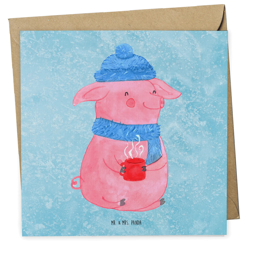 Deluxe Karte Schweinchen Glühwein Geburtstagskarte, Klappkarte, Hochzeitskarte, Glückwunschkarte, Karte, Hochwertige Grußkarte, Einladungskarte, Grußkarte, Hochwertige Klappkarte, Winter, Weihnachten, Weihnachtsdeko, Nikolaus, Advent, Heiligabend, Wintermotiv, Betrunken, Weihnachtsmarkt, Glühwein, Spruch