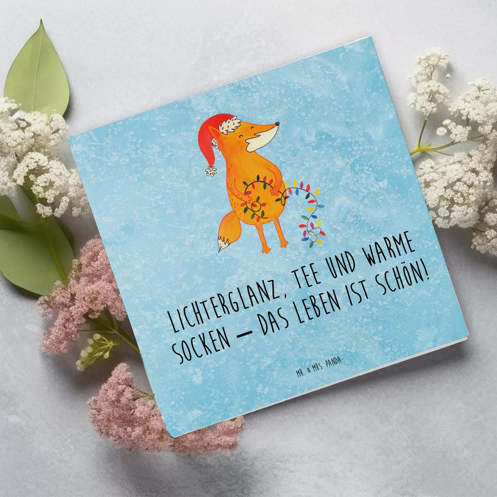 Deluxe Karte Fuchs Weihnachten Klappkarte, Karte, Einladungskarte, Hochzeitskarte, Hochwertige Grußkarte, Hochwertige Klappkarte, Geburtstagskarte, Grußkarte, Glückwunschkarte, Winter, Weihnachten, Weihnachtsdeko, Nikolaus, Advent, Heiligabend, Wintermotiv, Spruch schön, Weihnachtsmann, Weihnachtszeit, Füchse, Fuchs, Geschenk Weihnachten