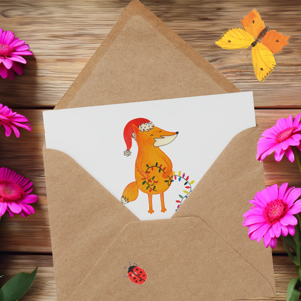 Deluxe Karte Fuchs Weihnachten Klappkarte, Karte, Einladungskarte, Hochzeitskarte, Hochwertige Grußkarte, Hochwertige Klappkarte, Geburtstagskarte, Grußkarte, Glückwunschkarte, Winter, Weihnachten, Weihnachtsdeko, Nikolaus, Advent, Heiligabend, Wintermotiv, Spruch schön, Weihnachtsmann, Weihnachtszeit, Füchse, Fuchs, Geschenk Weihnachten