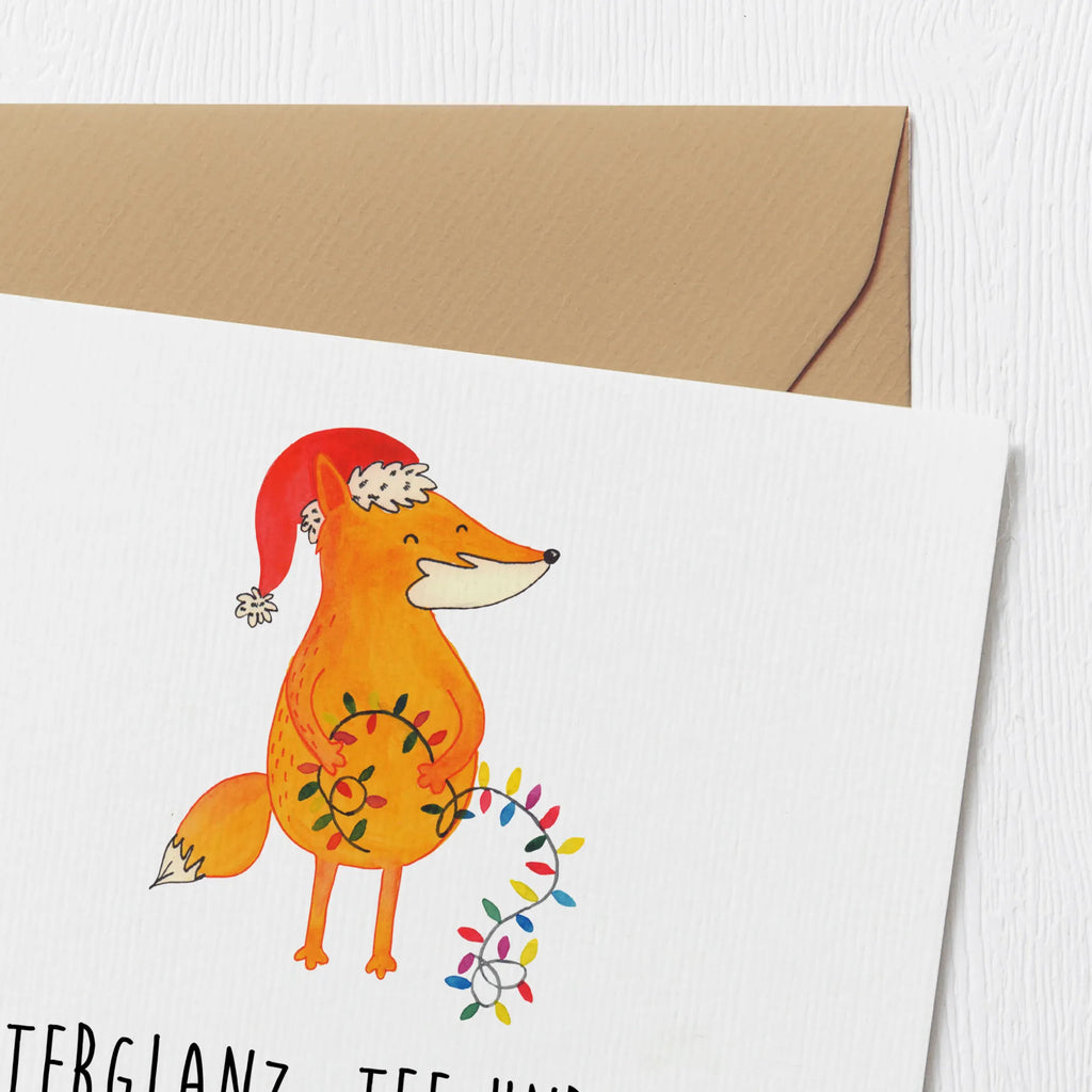 Deluxe Karte Fuchs Weihnachten Klappkarte, Karte, Einladungskarte, Hochzeitskarte, Hochwertige Grußkarte, Hochwertige Klappkarte, Geburtstagskarte, Grußkarte, Glückwunschkarte, Winter, Weihnachten, Weihnachtsdeko, Nikolaus, Advent, Heiligabend, Wintermotiv, Spruch schön, Weihnachtsmann, Weihnachtszeit, Füchse, Fuchs, Geschenk Weihnachten