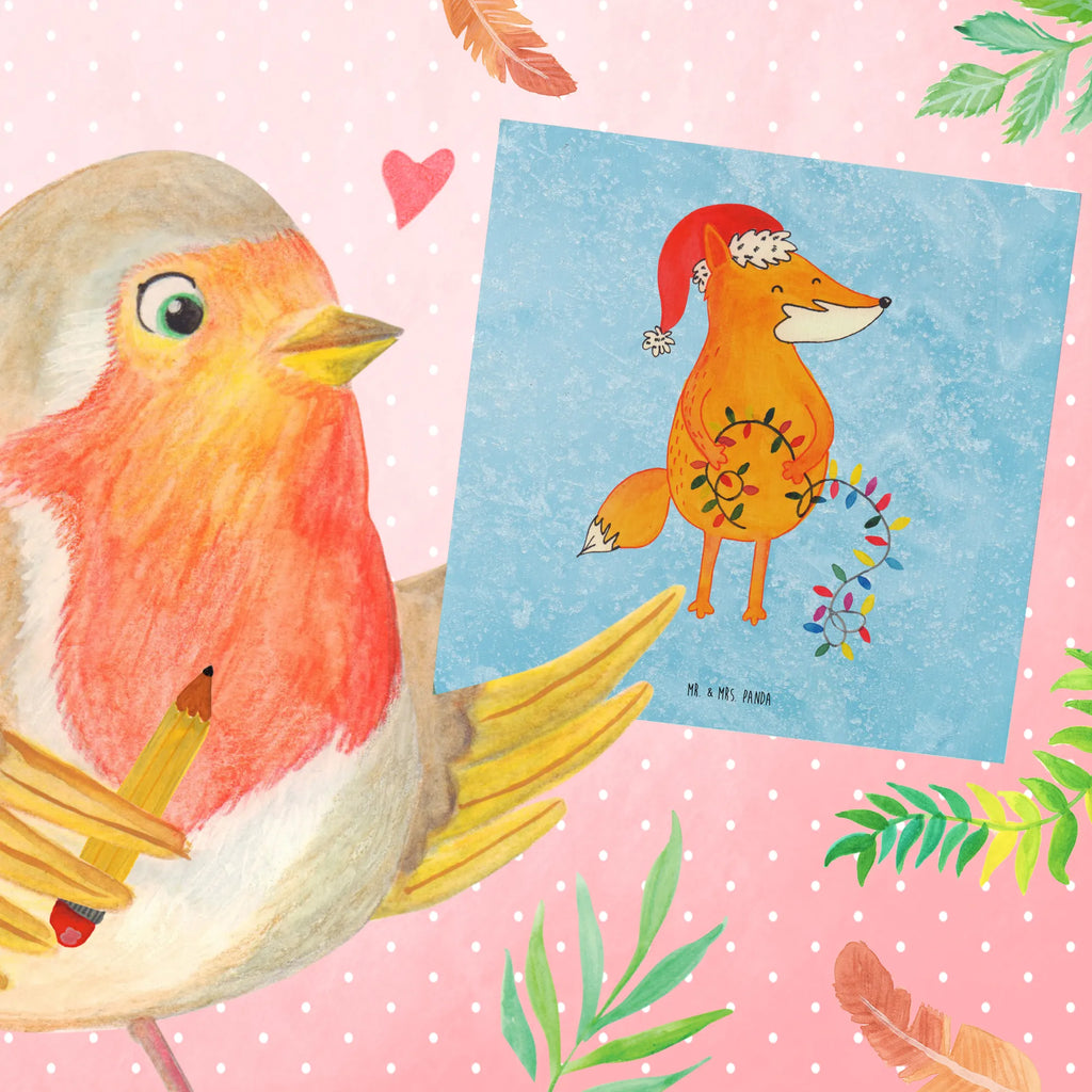 Deluxe Karte Fuchs Weihnachten Klappkarte, Karte, Einladungskarte, Hochzeitskarte, Hochwertige Grußkarte, Hochwertige Klappkarte, Geburtstagskarte, Grußkarte, Glückwunschkarte, Winter, Weihnachten, Weihnachtsdeko, Nikolaus, Advent, Heiligabend, Wintermotiv, Spruch schön, Weihnachtsmann, Weihnachtszeit, Füchse, Fuchs, Geschenk Weihnachten