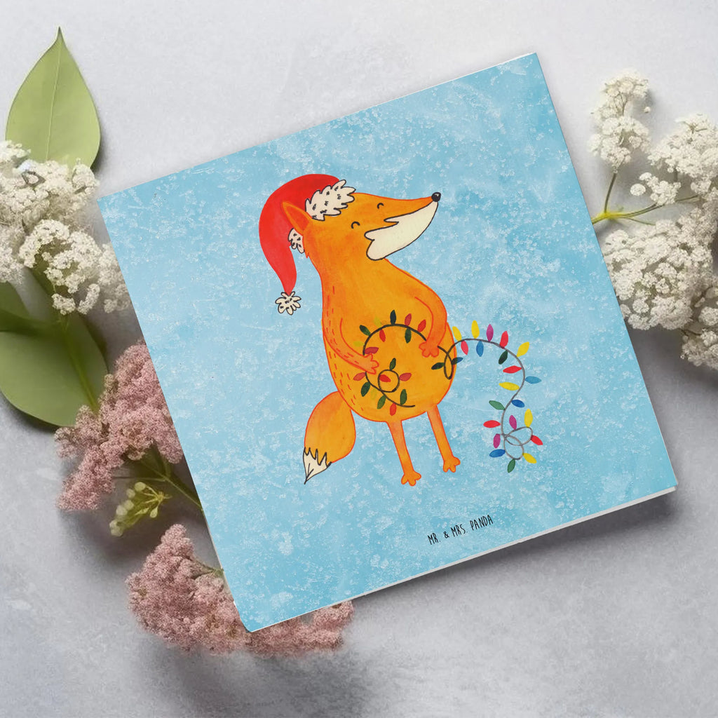 Deluxe Karte Fuchs Weihnachten Klappkarte, Karte, Einladungskarte, Hochzeitskarte, Hochwertige Grußkarte, Hochwertige Klappkarte, Geburtstagskarte, Grußkarte, Glückwunschkarte, Winter, Weihnachten, Weihnachtsdeko, Nikolaus, Advent, Heiligabend, Wintermotiv, Spruch schön, Weihnachtsmann, Weihnachtszeit, Füchse, Fuchs, Geschenk Weihnachten