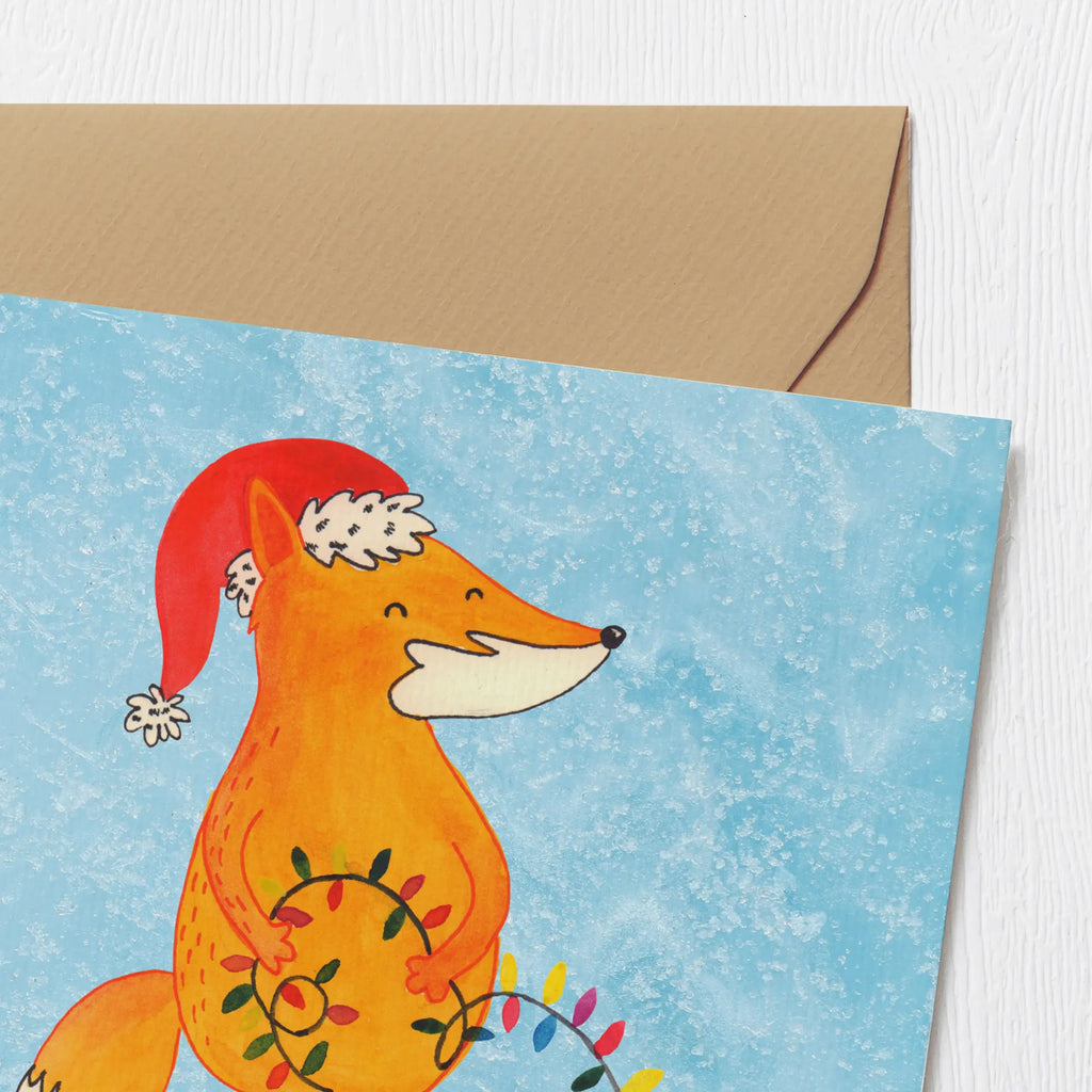 Deluxe Karte Fuchs Weihnachten Klappkarte, Karte, Einladungskarte, Hochzeitskarte, Hochwertige Grußkarte, Hochwertige Klappkarte, Geburtstagskarte, Grußkarte, Glückwunschkarte, Winter, Weihnachten, Weihnachtsdeko, Nikolaus, Advent, Heiligabend, Wintermotiv, Spruch schön, Weihnachtsmann, Weihnachtszeit, Füchse, Fuchs, Geschenk Weihnachten