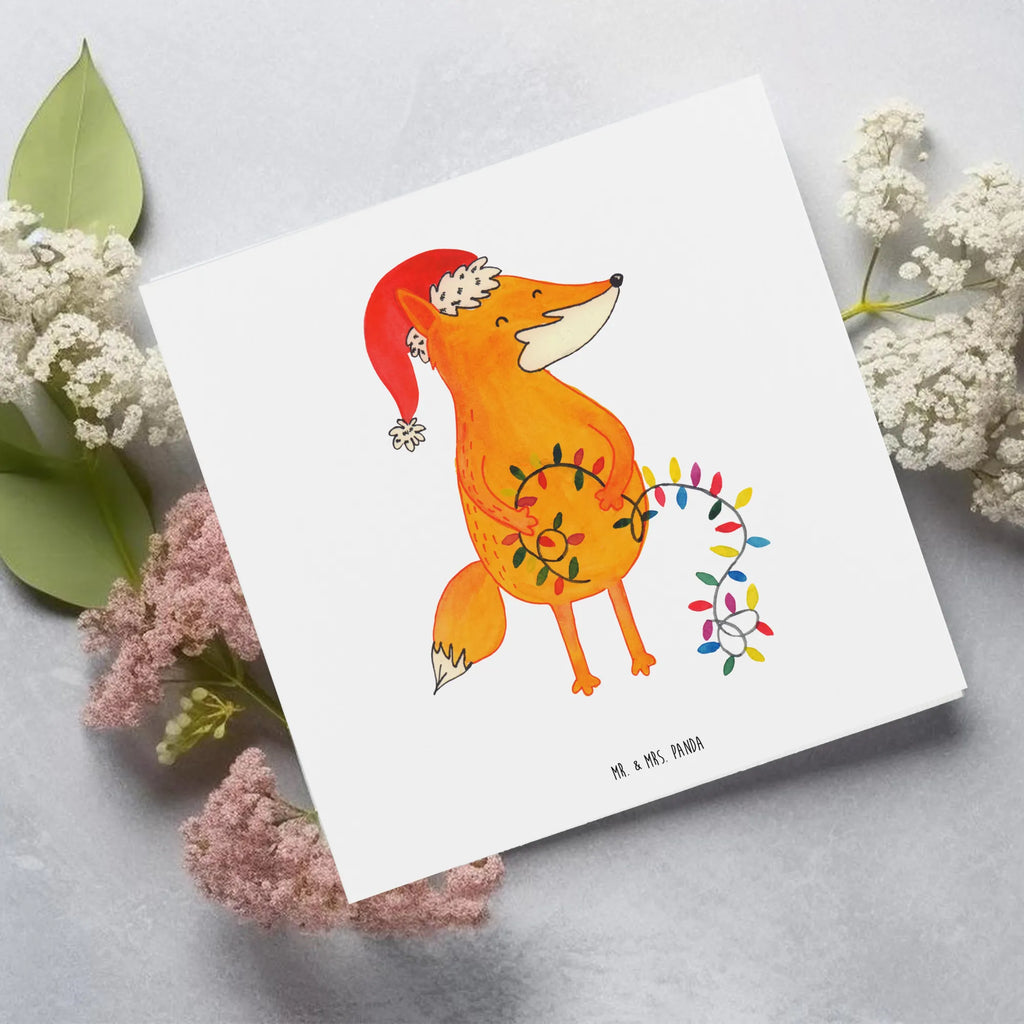 Deluxe Karte Fuchs Weihnachten Klappkarte, Karte, Einladungskarte, Hochzeitskarte, Hochwertige Grußkarte, Hochwertige Klappkarte, Geburtstagskarte, Grußkarte, Glückwunschkarte, Winter, Weihnachten, Weihnachtsdeko, Nikolaus, Advent, Heiligabend, Wintermotiv, Spruch schön, Weihnachtsmann, Weihnachtszeit, Füchse, Fuchs, Geschenk Weihnachten