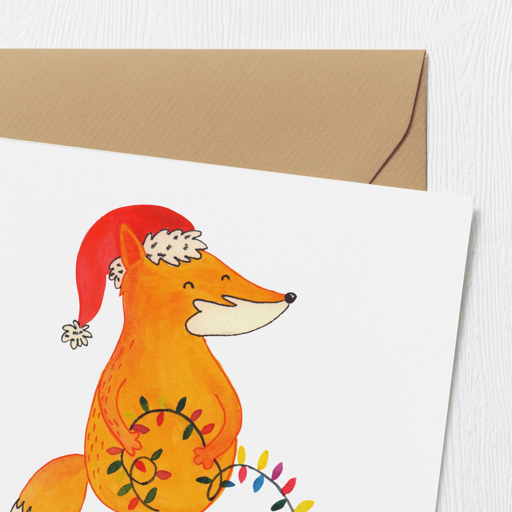 Deluxe Karte Fuchs Weihnachten Klappkarte, Karte, Einladungskarte, Hochzeitskarte, Hochwertige Grußkarte, Hochwertige Klappkarte, Geburtstagskarte, Grußkarte, Glückwunschkarte, Winter, Weihnachten, Weihnachtsdeko, Nikolaus, Advent, Heiligabend, Wintermotiv, Spruch schön, Weihnachtsmann, Weihnachtszeit, Füchse, Fuchs, Geschenk Weihnachten