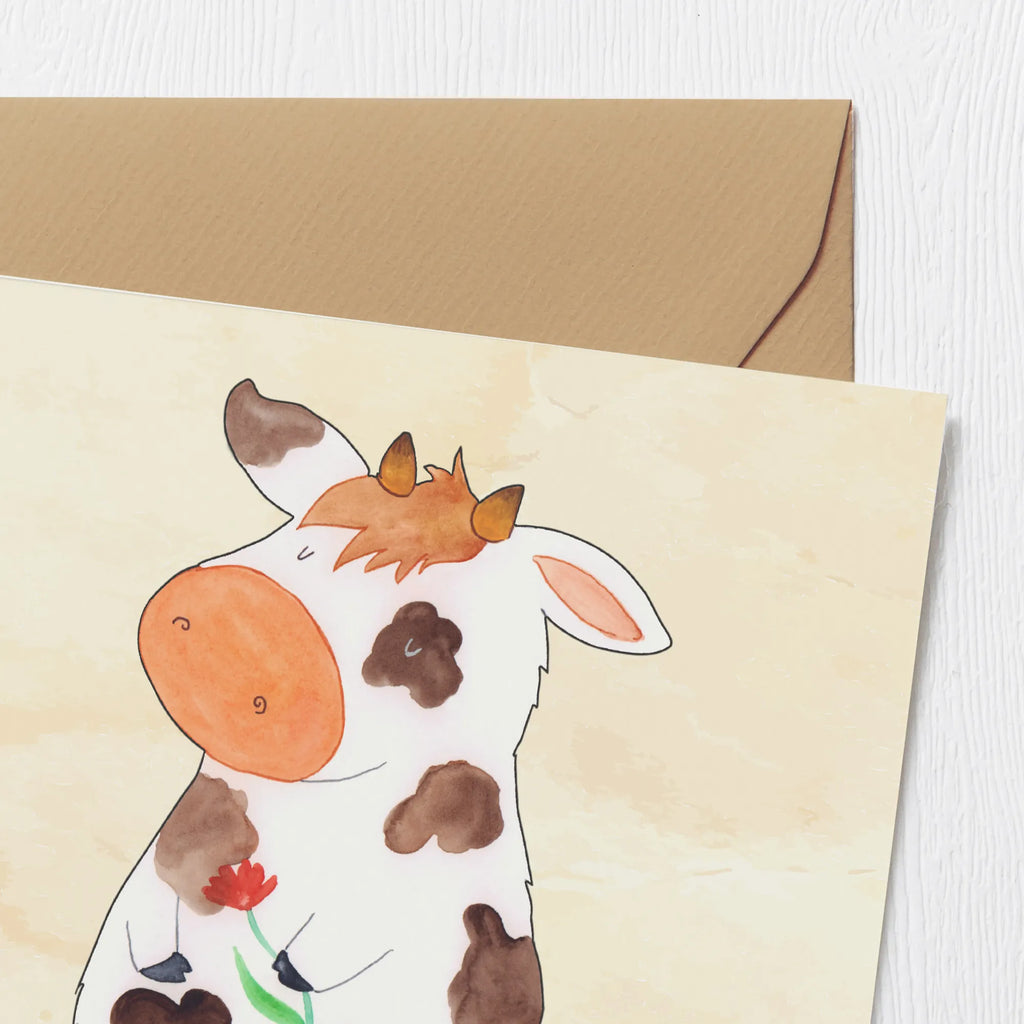 Deluxe Karte Kuh Karte, Einladungskarte, Hochwertige Grußkarte, Hochwertige Klappkarte, Glückwunschkarte, Grußkarte, Klappkarte, Geburtstagskarte, Hochzeitskarte, Bauernhof, Hoftiere, Landwirt, Landwirtin, Flausen, Kuh, Hof, Milch, Milchkuh, Spruch, Kühe, Träume, Motivtion, Magie