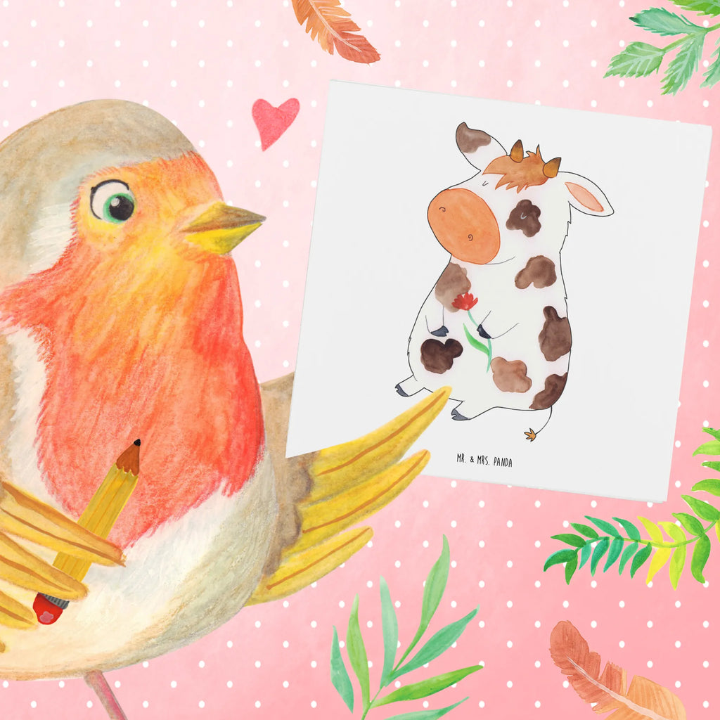 Deluxe Karte Kuh Karte, Einladungskarte, Hochwertige Grußkarte, Hochwertige Klappkarte, Glückwunschkarte, Grußkarte, Klappkarte, Geburtstagskarte, Hochzeitskarte, Bauernhof, Hoftiere, Landwirt, Landwirtin, Flausen, Kuh, Hof, Milch, Milchkuh, Spruch, Kühe, Träume, Motivtion, Magie