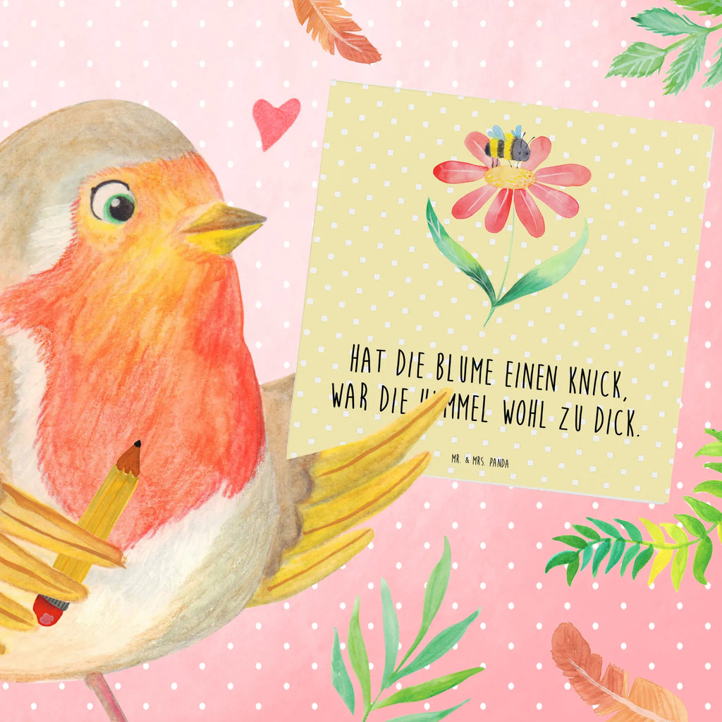 Deluxe Card bumblebee flower Klappkarte, Karte, Glückwunschkarte, Hochwertige Grußkarte, Grußkarte, Geburtstagskarte, Einladungskarte, Hochwertige Klappkarte, Hochzeitskarte, Tiermotive, Gute Laune, lustige Sprüche, Tiere, Feld, Flauschig, Blume, Hummeln, Wespe, Hummel, Biene, Natur