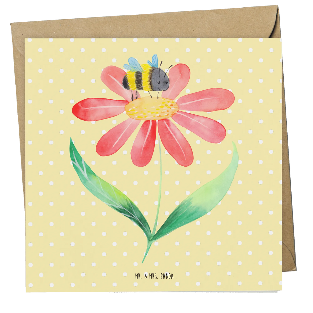Deluxe Card bumblebee flower Klappkarte, Karte, Glückwunschkarte, Hochwertige Grußkarte, Grußkarte, Geburtstagskarte, Einladungskarte, Hochwertige Klappkarte, Hochzeitskarte, Tiermotive, Gute Laune, lustige Sprüche, Tiere, Feld, Flauschig, Blume, Hummeln, Wespe, Hummel, Biene, Natur