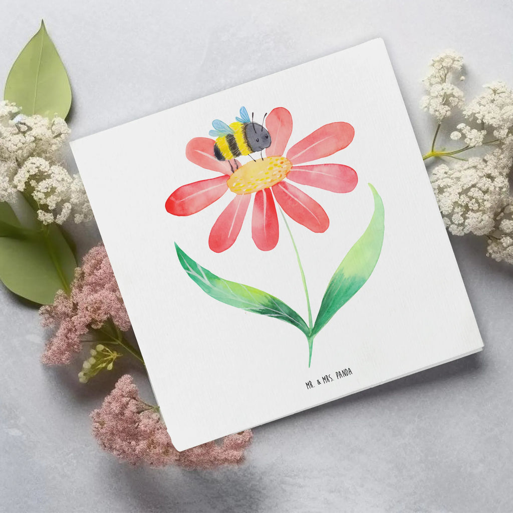 Deluxe Card bumblebee flower Klappkarte, Karte, Glückwunschkarte, Hochwertige Grußkarte, Grußkarte, Geburtstagskarte, Einladungskarte, Hochwertige Klappkarte, Hochzeitskarte, Tiermotive, Gute Laune, lustige Sprüche, Tiere, Feld, Flauschig, Blume, Hummeln, Wespe, Hummel, Biene, Natur