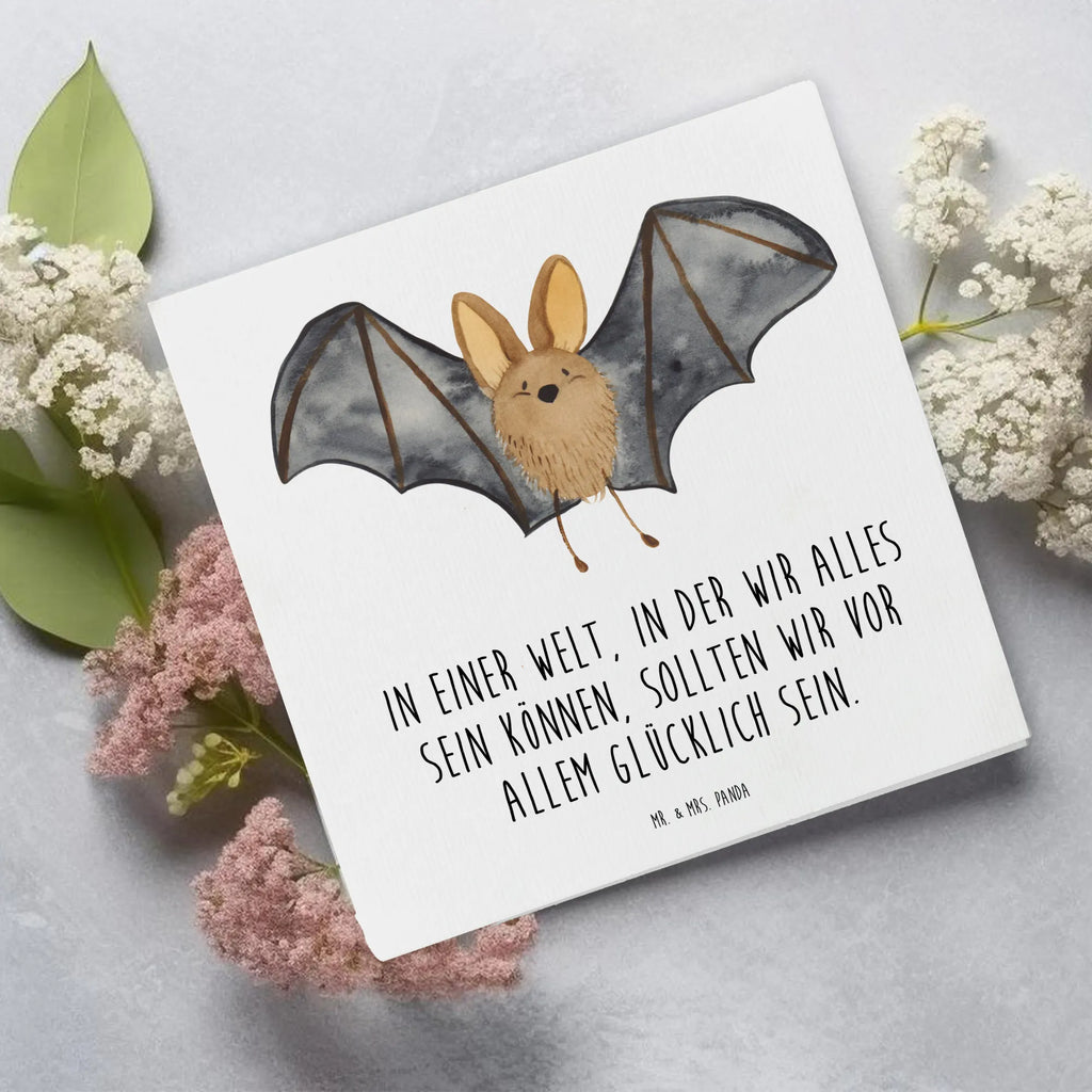 Deluxe Karte Fledermaus Flügel Glückwunschkarte, Grußkarte, Geburtstagskarte, Karte, Einladungskarte, Hochwertige Grußkarte, Hochwertige Klappkarte, Klappkarte, Hochzeitskarte, Tiermotive, Gute Laune, lustige Sprüche, Tiere