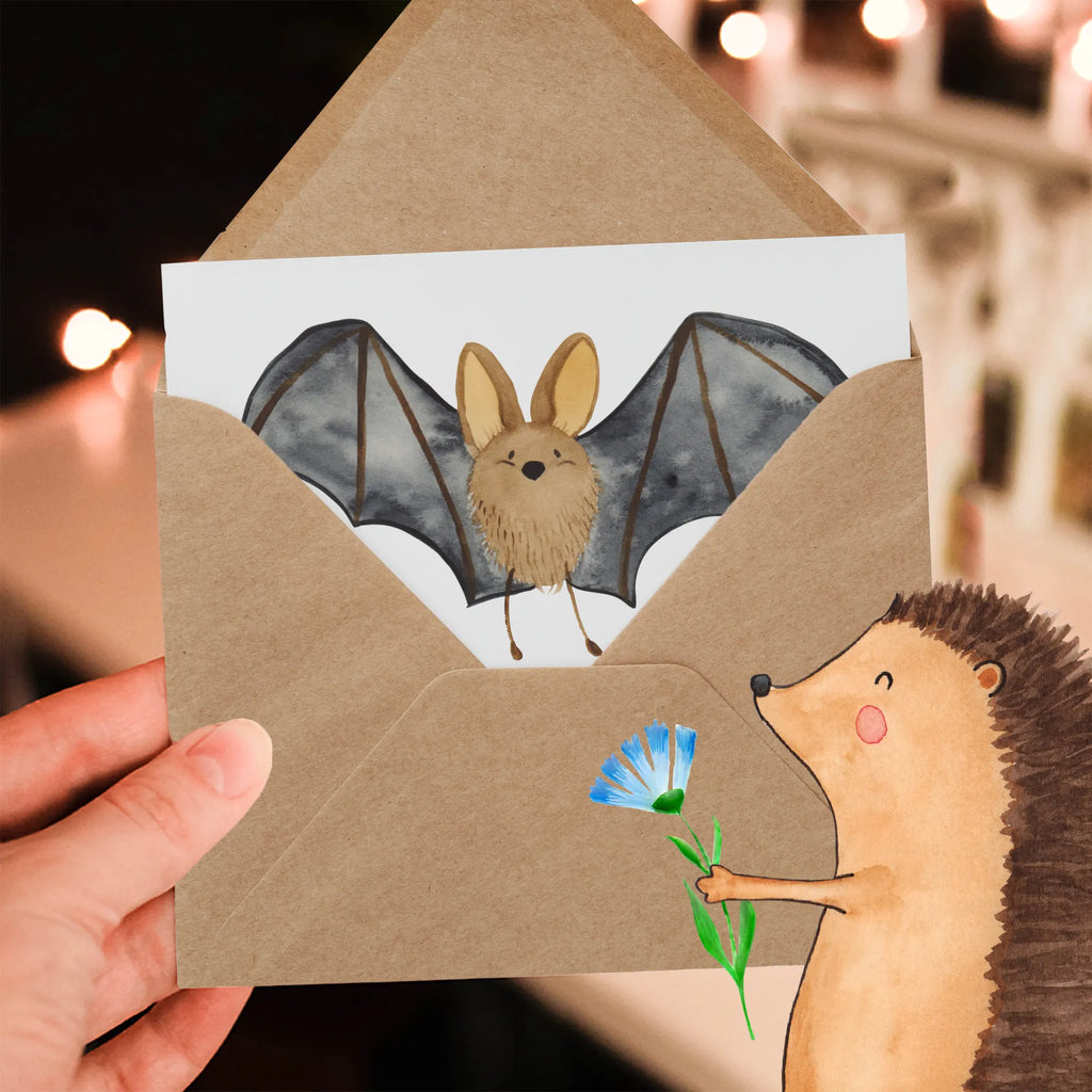 Deluxe Karte Fledermaus Flügel Glückwunschkarte, Grußkarte, Geburtstagskarte, Karte, Einladungskarte, Hochwertige Grußkarte, Hochwertige Klappkarte, Klappkarte, Hochzeitskarte, Tiermotive, Gute Laune, lustige Sprüche, Tiere