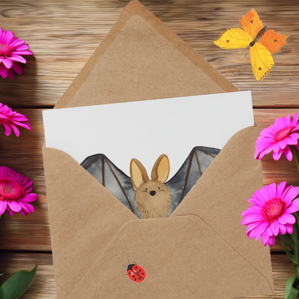 Deluxe Karte Fledermaus Flügel Glückwunschkarte, Grußkarte, Geburtstagskarte, Karte, Einladungskarte, Hochwertige Grußkarte, Hochwertige Klappkarte, Klappkarte, Hochzeitskarte, Tiermotive, Gute Laune, lustige Sprüche, Tiere