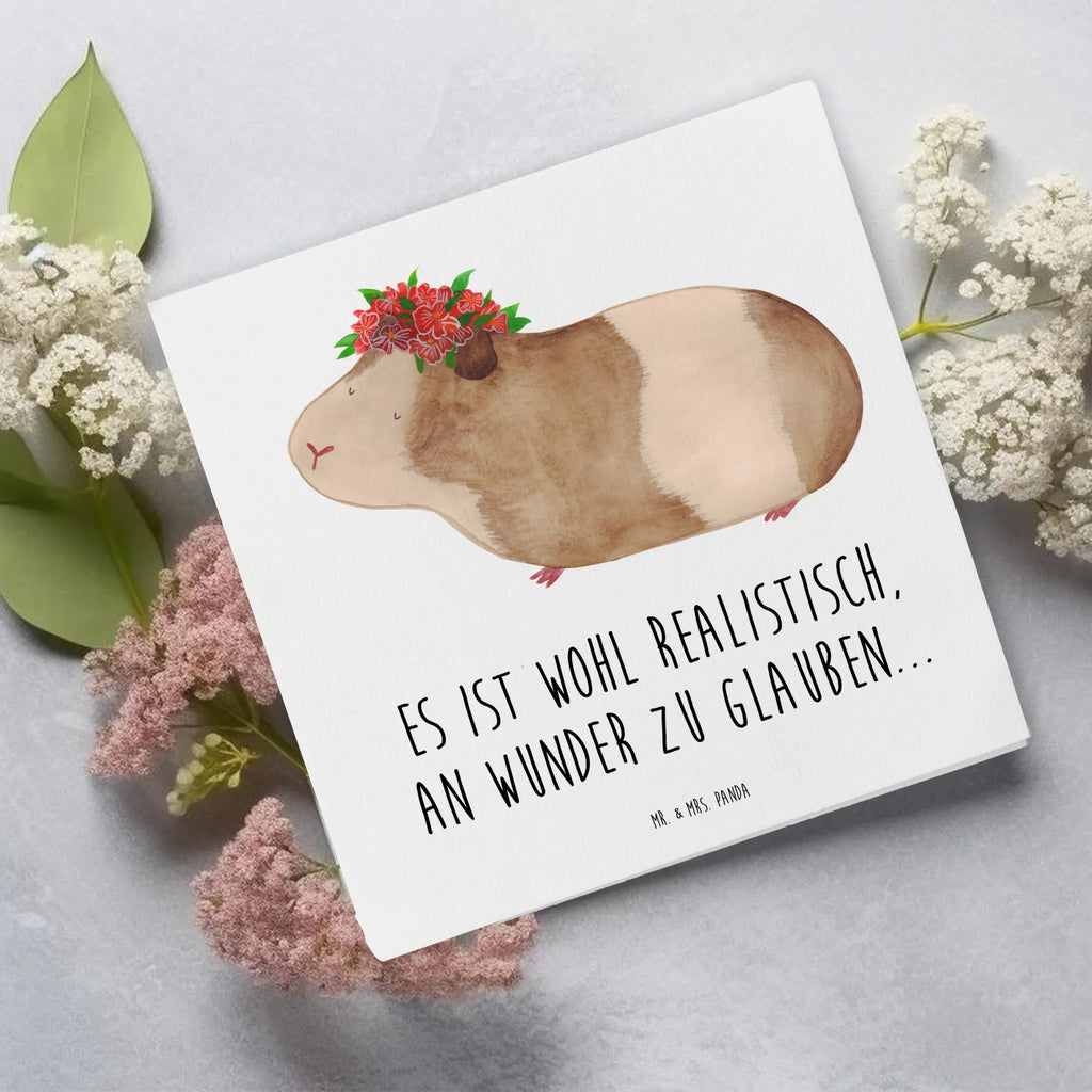 Deluxe Karte Meerschweinchen Weisheit Hochwertige Klappkarte, Hochzeitskarte, Karte, Klappkarte, Geburtstagskarte, Grußkarte, Einladungskarte, Glückwunschkarte, Hochwertige Grußkarte, Tiermotive, Gute Laune, lustige Sprüche, Tiere, Wunderland, Realität, Meerschweinchen, Meeries, Spruch, Meerie, Wunder, Weisheit, Blumenkind, Motivation