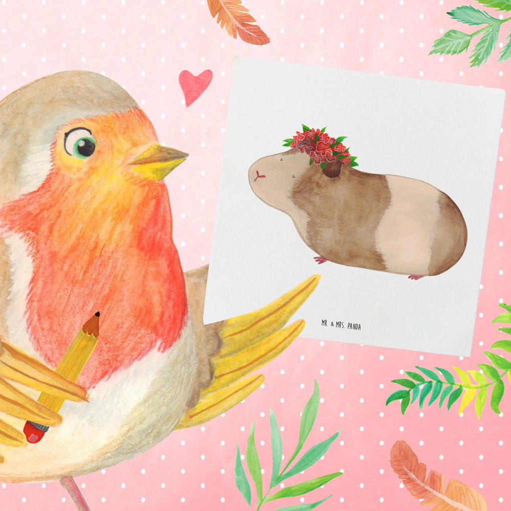 Deluxe Karte Meerschweinchen Weisheit Hochwertige Klappkarte, Hochzeitskarte, Karte, Klappkarte, Geburtstagskarte, Grußkarte, Einladungskarte, Glückwunschkarte, Hochwertige Grußkarte, Tiermotive, Gute Laune, lustige Sprüche, Tiere, Wunderland, Realität, Meerschweinchen, Meeries, Spruch, Meerie, Wunder, Weisheit, Blumenkind, Motivation