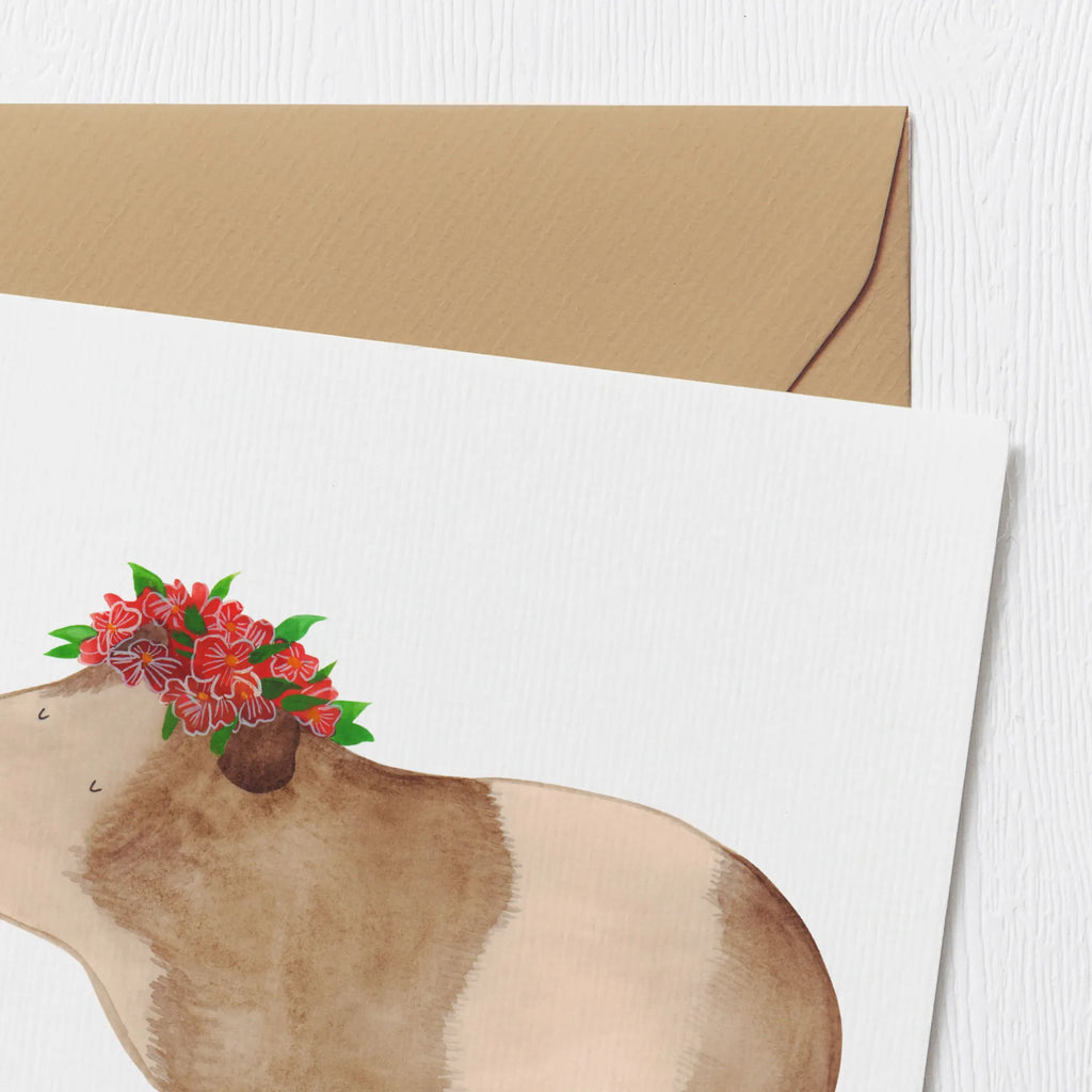 Deluxe Karte Meerschweinchen Weisheit Hochwertige Klappkarte, Hochzeitskarte, Karte, Klappkarte, Geburtstagskarte, Grußkarte, Einladungskarte, Glückwunschkarte, Hochwertige Grußkarte, Tiermotive, Gute Laune, lustige Sprüche, Tiere, Wunderland, Realität, Meerschweinchen, Meeries, Spruch, Meerie, Wunder, Weisheit, Blumenkind, Motivation