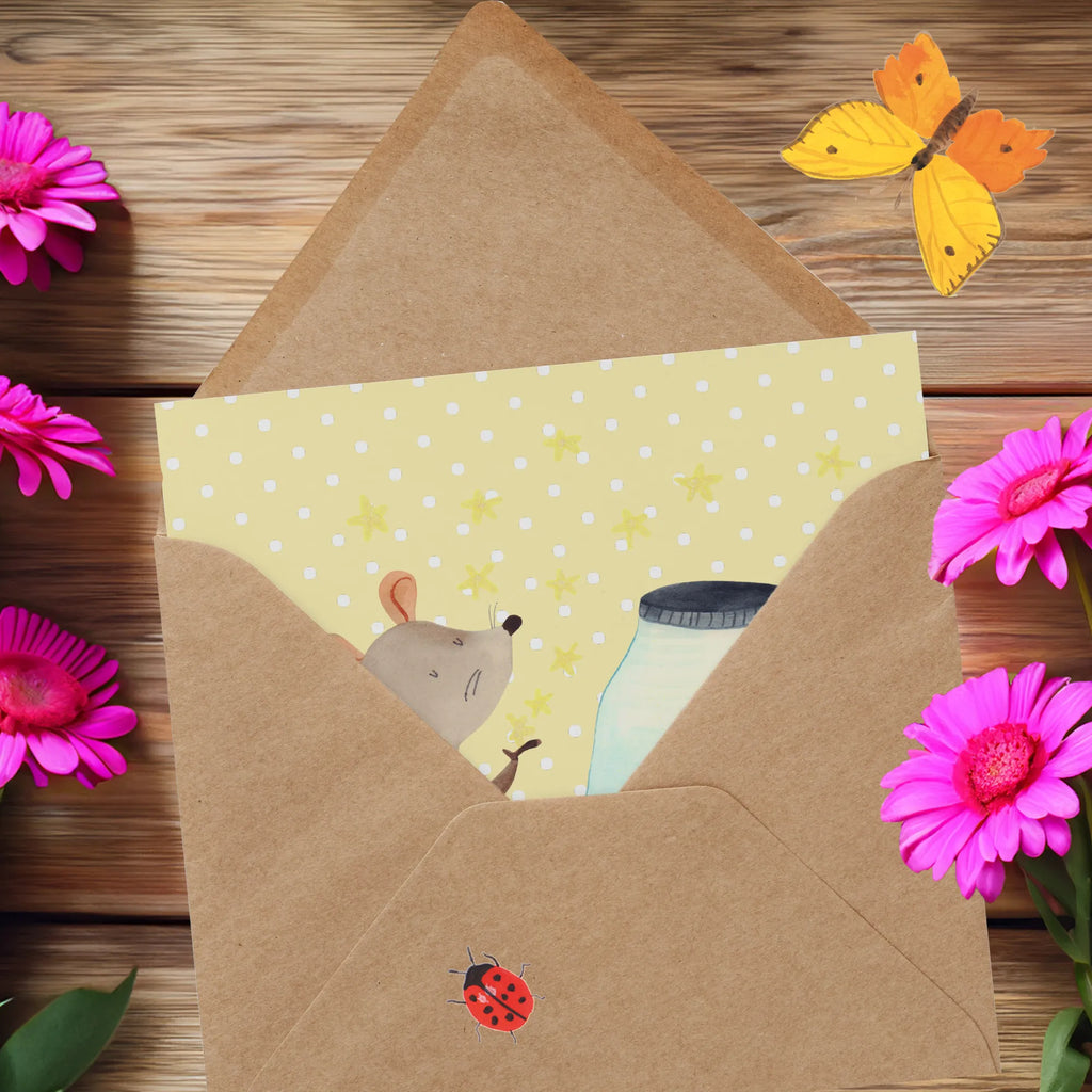 Deluxe Karte Maus Sterne Hochzeitskarte, Hochwertige Klappkarte, Grußkarte, Geburtstagskarte, Karte, Klappkarte, Einladungskarte, Hochwertige Grußkarte, Glückwunschkarte, Tiermotive, Gute Laune, lustige Sprüche, Tiere, erstes Kind, Schwangerschaft, Wunsch, Träume, Sterne, Kind, Kindergeburtstag, Maus, Geburtstag, Taufgeschenk, Taufe, Hoffnung, Geburt