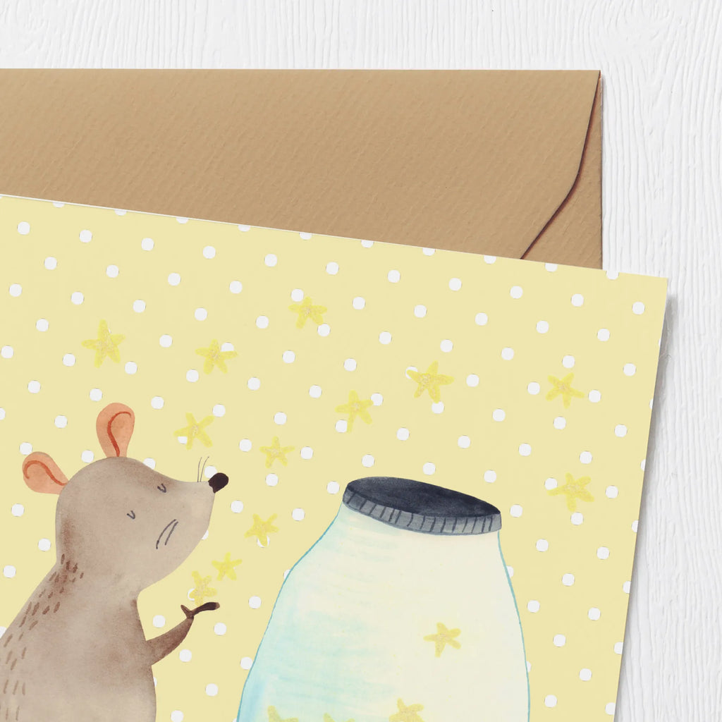 Deluxe Karte Maus Sterne Hochzeitskarte, Hochwertige Klappkarte, Grußkarte, Geburtstagskarte, Karte, Klappkarte, Einladungskarte, Hochwertige Grußkarte, Glückwunschkarte, Tiermotive, Gute Laune, lustige Sprüche, Tiere, erstes Kind, Schwangerschaft, Wunsch, Träume, Sterne, Kind, Kindergeburtstag, Maus, Geburtstag, Taufgeschenk, Taufe, Hoffnung, Geburt