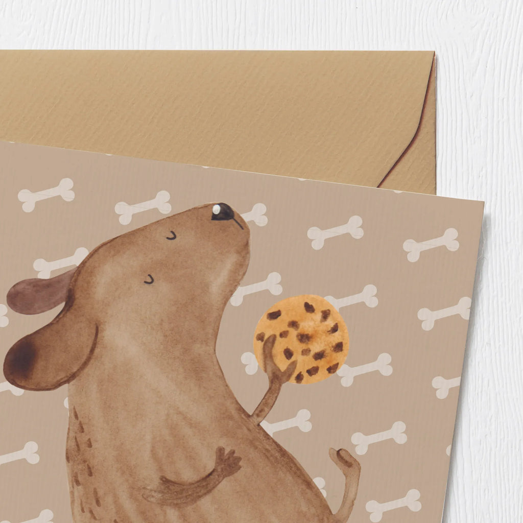 Deluxe Karte Hund Keks Hochwertige Grußkarte, Karte, Glückwunschkarte, Hochzeitskarte, Klappkarte, Grußkarte, Geburtstagskarte, Einladungskarte, Hochwertige Klappkarte, Hund, Hundemotiv, Haustier, Hunderasse, Tierliebhaber, Hundebesitzer, Sprüche, Hundesnacks, Leckerli, Hundeleckerli, Hundekekse