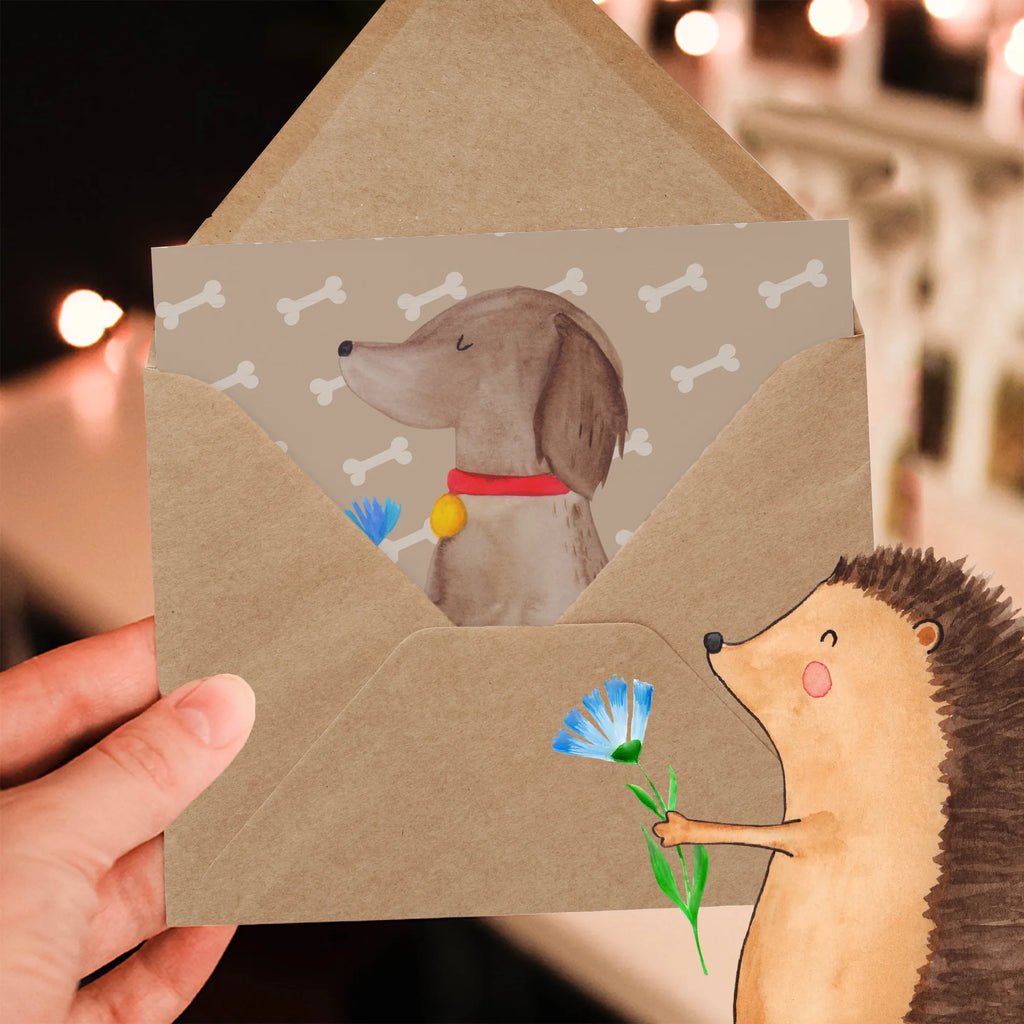 Deluxe Karte Hund Blume Hochwertige Klappkarte, Karte, Grußkarte, Klappkarte, Glückwunschkarte, Hochwertige Grußkarte, Geburtstagskarte, Einladungskarte, Hochzeitskarte, Hund, Hundemotiv, Haustier, Hunderasse, Tierliebhaber, Hundebesitzer, Sprüche, Frauchen, Hundeliebe, Hunde