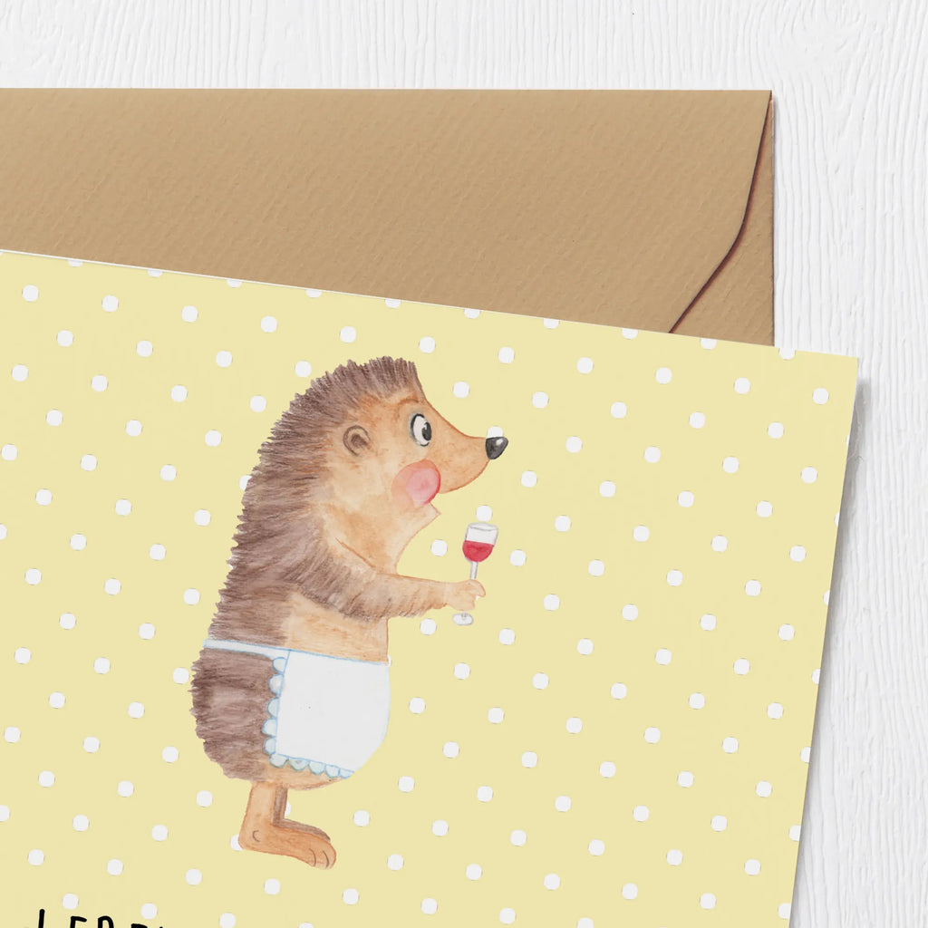 Deluxe Karte Igel Wein Hochwertige Klappkarte, Klappkarte, Glückwunschkarte, Grußkarte, Geburtstagskarte, Karte, Hochzeitskarte, Einladungskarte, Hochwertige Grußkarte, Tiermotive, Gute Laune, lustige Sprüche, Tiere, Igel, Wein trinken, Geschenk Weinliebhaber, Rotwein, Wein Spruch, Weinglas, Wein Deko, Geschenk Weintrinker, Weißwein