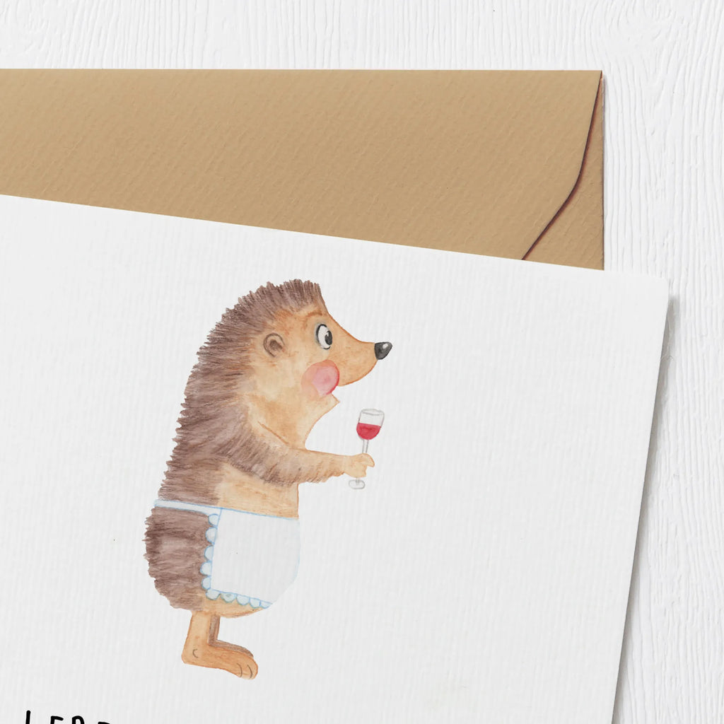 Deluxe Karte Igel Wein Hochwertige Klappkarte, Klappkarte, Glückwunschkarte, Grußkarte, Geburtstagskarte, Karte, Hochzeitskarte, Einladungskarte, Hochwertige Grußkarte, Tiermotive, Gute Laune, lustige Sprüche, Tiere, Igel, Wein trinken, Geschenk Weinliebhaber, Rotwein, Wein Spruch, Weinglas, Wein Deko, Geschenk Weintrinker, Weißwein