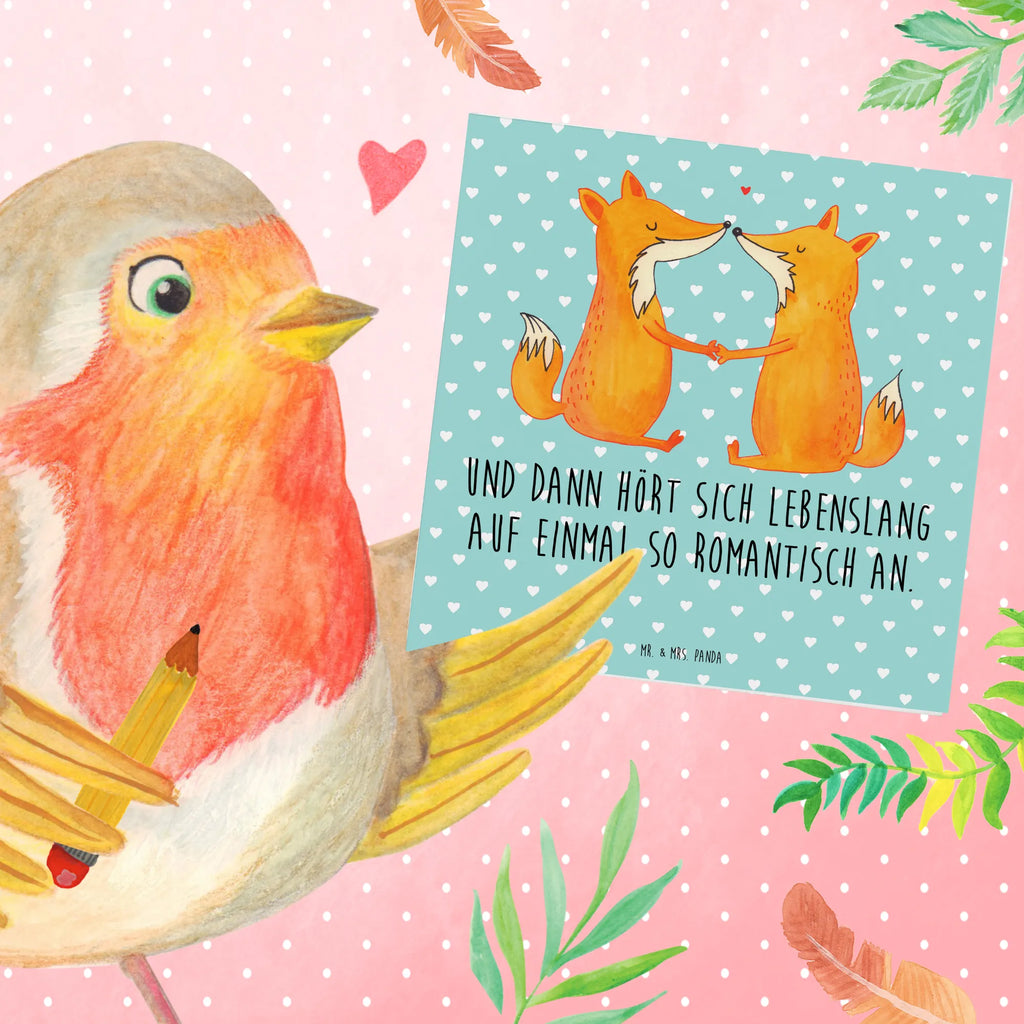 Deluxe Card foxes Love Klappkarte, Hochzeitskarte, Geburtstagskarte, Einladungskarte, Hochwertige Grußkarte, Glückwunschkarte, Karte, Grußkarte, Hochwertige Klappkarte, Fuchs, Partner, Liebespaar, Ehemann, Ehe, Fox, Paar, Freundin, Liebe, Freund, Ehefrau, Verlobte, Füchse, Liebesbeweis