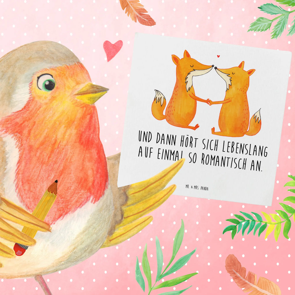 Deluxe Card foxes Love Klappkarte, Hochzeitskarte, Geburtstagskarte, Einladungskarte, Hochwertige Grußkarte, Glückwunschkarte, Karte, Grußkarte, Hochwertige Klappkarte, Fuchs, Partner, Liebespaar, Ehemann, Ehe, Fox, Paar, Freundin, Liebe, Freund, Ehefrau, Verlobte, Füchse, Liebesbeweis