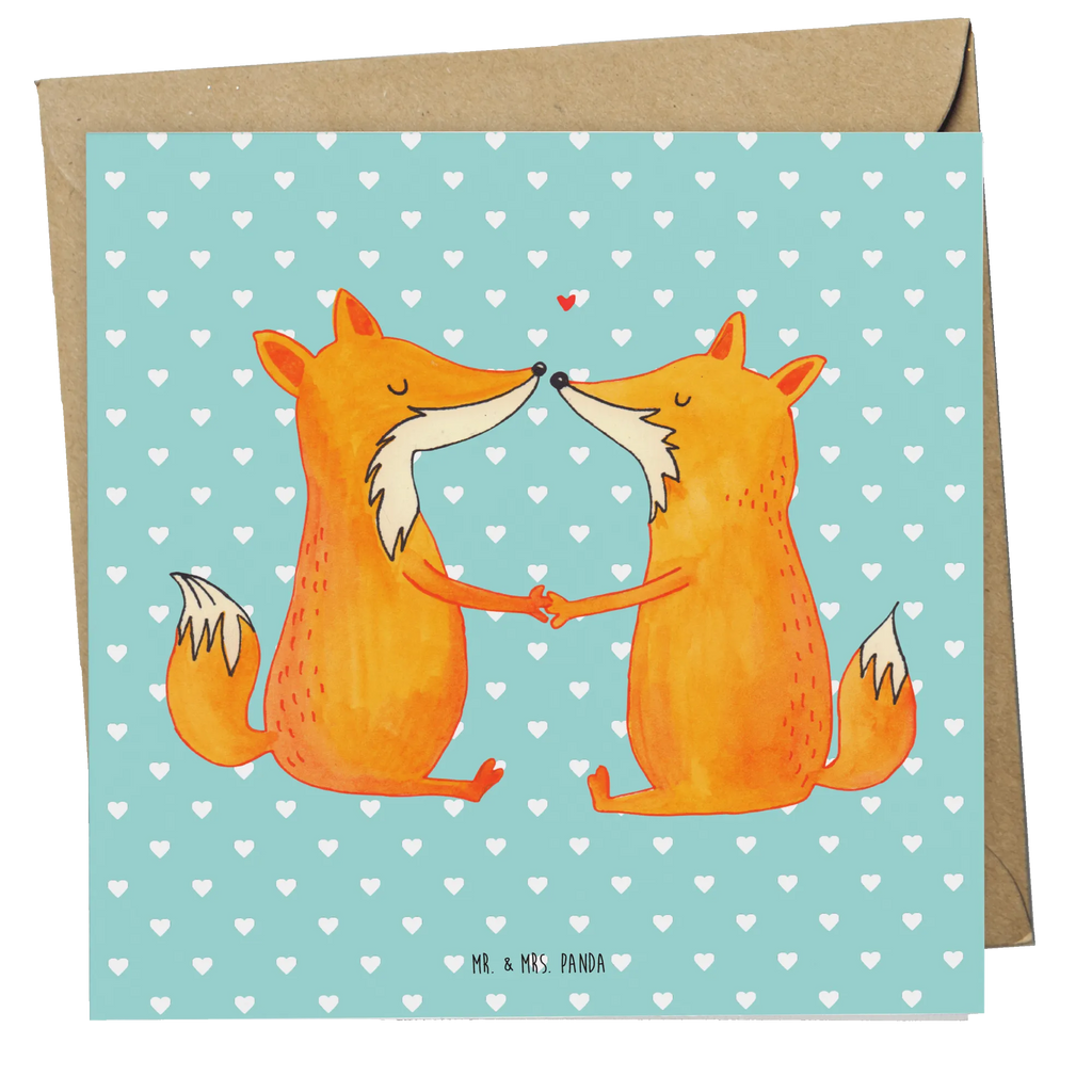 Deluxe Card foxes Love Klappkarte, Hochzeitskarte, Geburtstagskarte, Einladungskarte, Hochwertige Grußkarte, Glückwunschkarte, Karte, Grußkarte, Hochwertige Klappkarte, Fuchs, Partner, Liebespaar, Ehemann, Ehe, Fox, Paar, Freundin, Liebe, Freund, Ehefrau, Verlobte, Füchse, Liebesbeweis