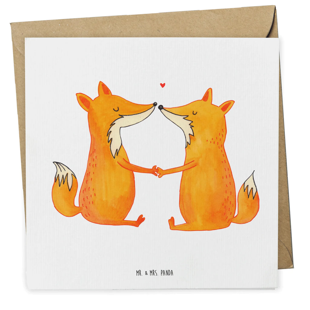 Deluxe Card foxes Love Klappkarte, Hochzeitskarte, Geburtstagskarte, Einladungskarte, Hochwertige Grußkarte, Glückwunschkarte, Karte, Grußkarte, Hochwertige Klappkarte, Fuchs, Partner, Liebespaar, Ehemann, Ehe, Fox, Paar, Freundin, Liebe, Freund, Ehefrau, Verlobte, Füchse, Liebesbeweis