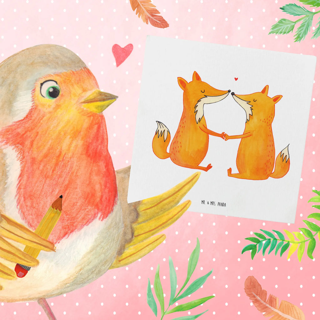 Deluxe Card foxes Love Klappkarte, Hochzeitskarte, Geburtstagskarte, Einladungskarte, Hochwertige Grußkarte, Glückwunschkarte, Karte, Grußkarte, Hochwertige Klappkarte, Fuchs, Partner, Liebespaar, Ehemann, Ehe, Fox, Paar, Freundin, Liebe, Freund, Ehefrau, Verlobte, Füchse, Liebesbeweis