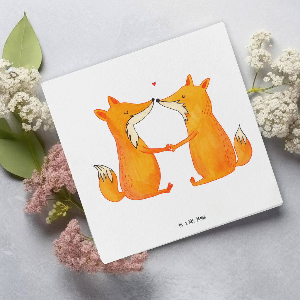 Deluxe Card foxes Love Klappkarte, Hochzeitskarte, Geburtstagskarte, Einladungskarte, Hochwertige Grußkarte, Glückwunschkarte, Karte, Grußkarte, Hochwertige Klappkarte, Fuchs, Partner, Liebespaar, Ehemann, Ehe, Fox, Paar, Freundin, Liebe, Freund, Ehefrau, Verlobte, Füchse, Liebesbeweis