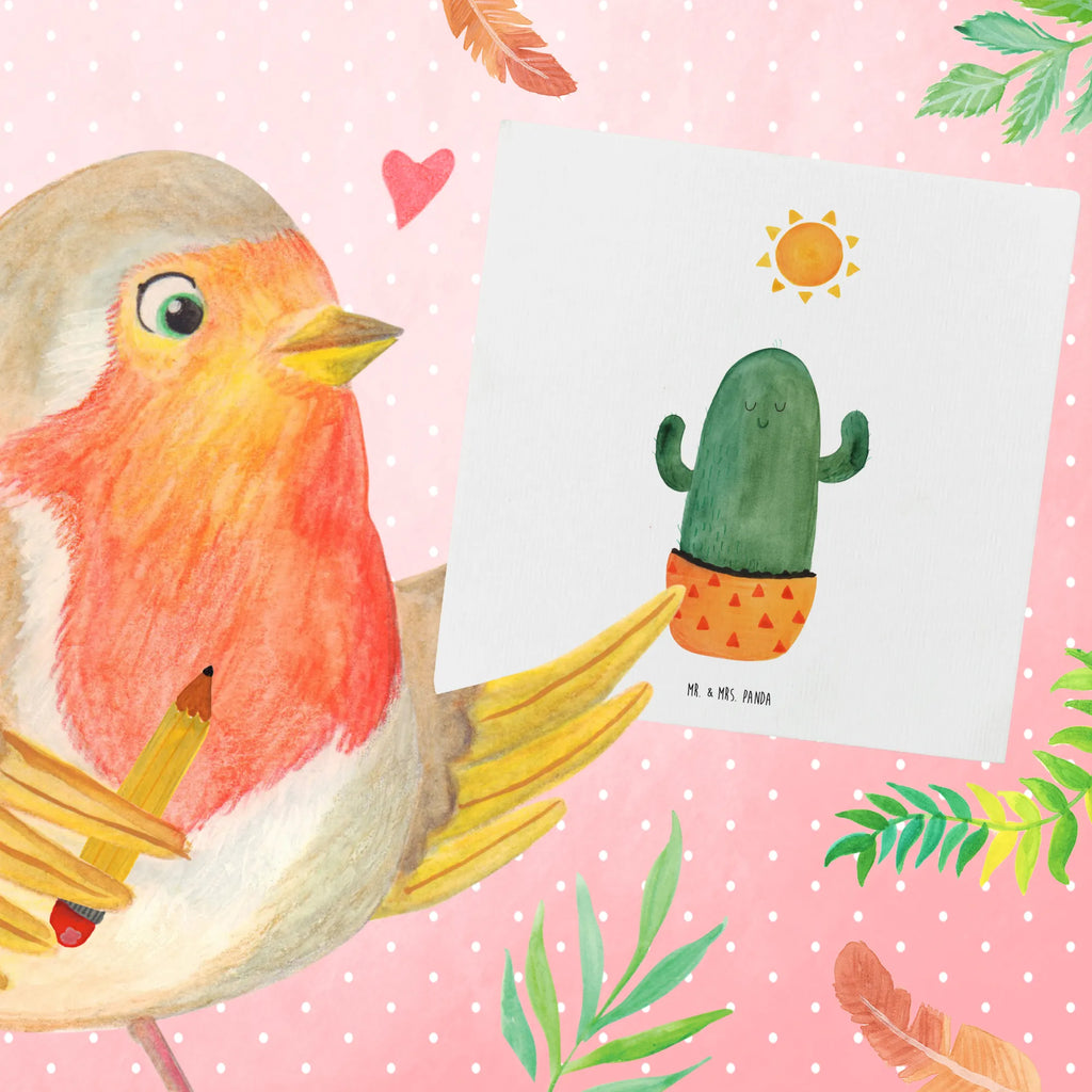 Deluxe Karte Kaktus Sonne Karte, Glückwunschkarte, Klappkarte, Geburtstagskarte, Einladungskarte, Hochwertige Grußkarte, Hochwertige Klappkarte, Grußkarte, Hochzeitskarte, Kaktus, Kakteen, Glück, glücklich, Geschenkidee, Sonnenschein, Ehebruch, Liebeskummer Geschenk, Liebeskummer, Scheidung, Freundin, Motivation, Sonne, Trennung, Liebe Kaktusliebe, Neustart