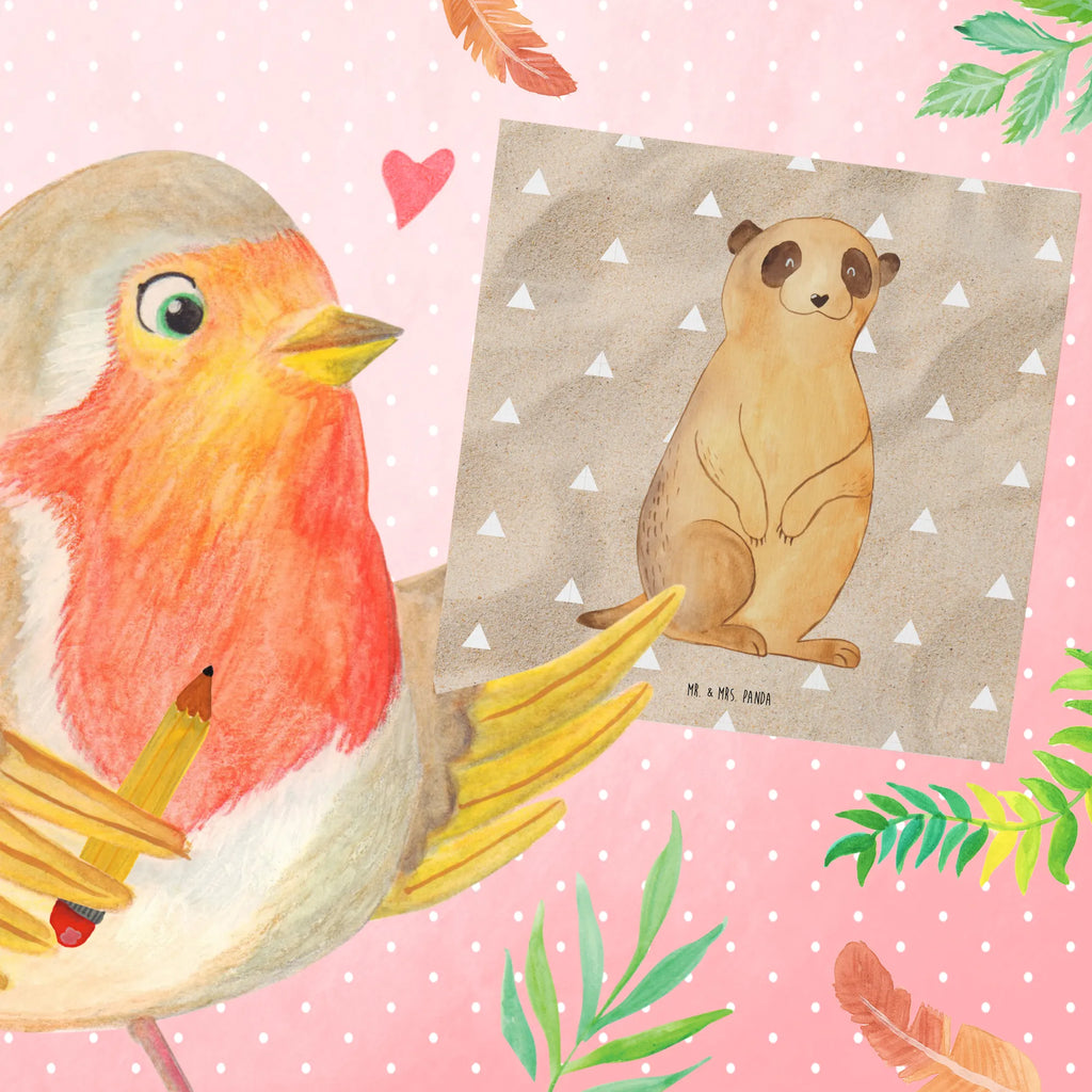 Deluxe Karte Erdmännchen Karte, Geburtstagskarte, Glückwunschkarte, Hochwertige Grußkarte, Klappkarte, Hochwertige Klappkarte, Grußkarte, Hochzeitskarte, Einladungskarte, Afrika, Wildtiere, Weltreise, Afrikareise, Roadtrip, Traveling, Erdmännchen, Spruch, Reisen