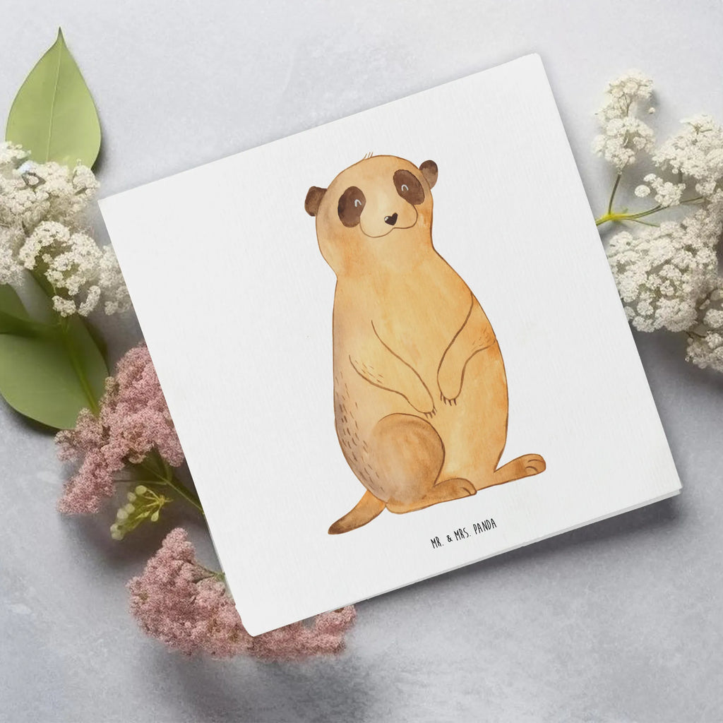 Deluxe Karte Erdmännchen Karte, Geburtstagskarte, Glückwunschkarte, Hochwertige Grußkarte, Klappkarte, Hochwertige Klappkarte, Grußkarte, Hochzeitskarte, Einladungskarte, Afrika, Wildtiere, Weltreise, Afrikareise, Roadtrip, Traveling, Erdmännchen, Spruch, Reisen