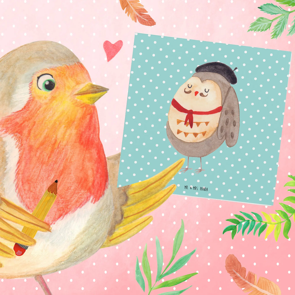 Deluxe Karte Eule Frankreich Karte, Grußkarte, Geburtstagskarte, Glückwunschkarte, Hochwertige Klappkarte, Einladungskarte, Hochzeitskarte, Hochwertige Grußkarte, Klappkarte, Eule, Eulen, das Leben ist schön, hibou, Frankreich, Owl, La vie est belle, Spruch Französisch, Eule Deko, Spruch schön