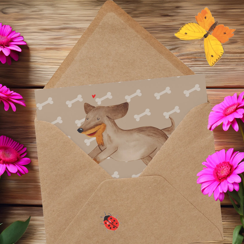 Deluxe Karte Hund Dackel Karte, Hochwertige Klappkarte, Klappkarte, Glückwunschkarte, Hochwertige Grußkarte, Geburtstagskarte, Hochzeitskarte, Grußkarte, Einladungskarte, Hund, Hundemotiv, Haustier, Hunderasse, Tierliebhaber, Hundebesitzer, Sprüche, Dackel, Dachshund, happy dog, Hunde