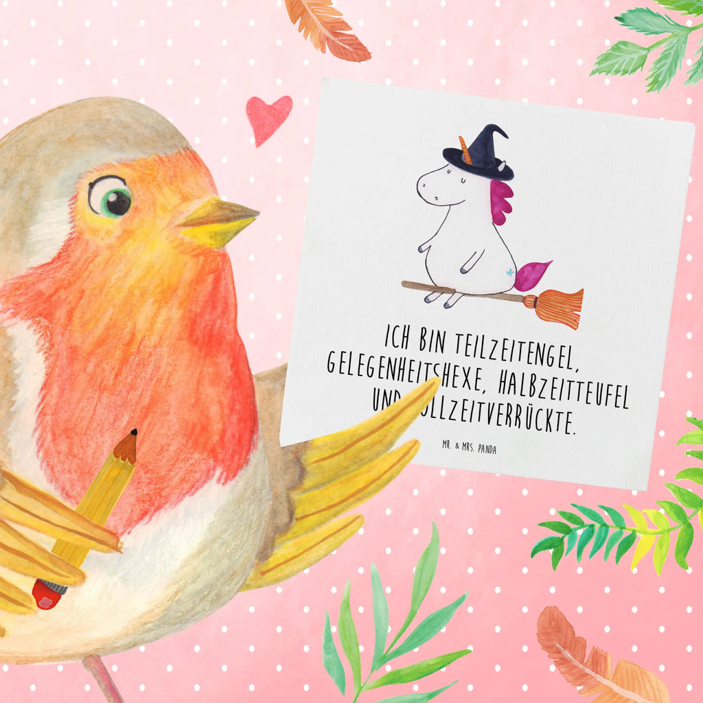 Deluxe Karte Einhorn Hexe Grußkarte, Hochwertige Klappkarte, Glückwunschkarte, Hochzeitskarte, Hochwertige Grußkarte, Karte, Klappkarte, Einladungskarte, Geburtstagskarte, Einhorn, Einhörner, Einhorn Deko, Unicorn, Teufel, Zicke, Leben, Engel, Freundin, Hexe, Frau, Ehefrau, Verrückte