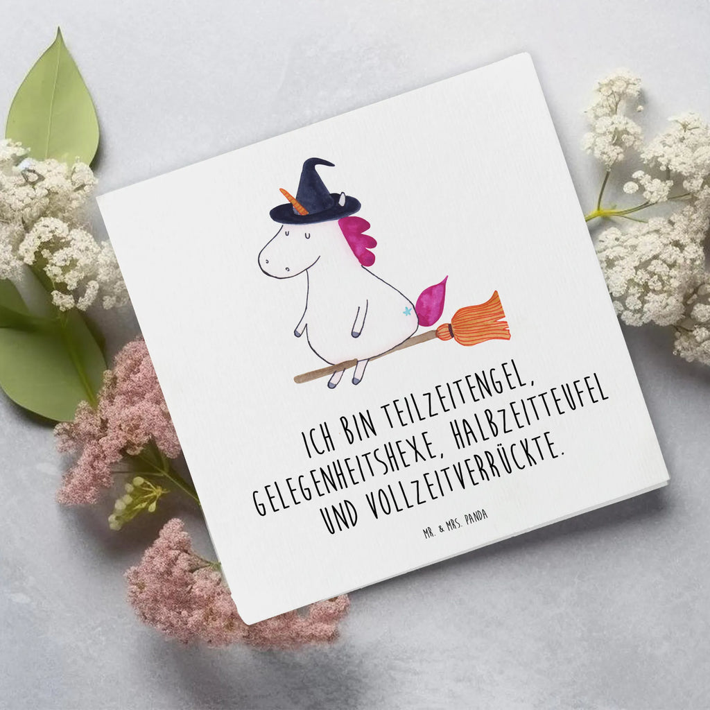 Deluxe Karte Einhorn Hexe Grußkarte, Hochwertige Klappkarte, Glückwunschkarte, Hochzeitskarte, Hochwertige Grußkarte, Karte, Klappkarte, Einladungskarte, Geburtstagskarte, Einhorn, Einhörner, Einhorn Deko, Unicorn, Teufel, Zicke, Leben, Engel, Freundin, Hexe, Frau, Ehefrau, Verrückte