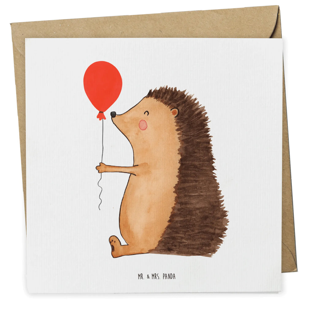 Deluxe Karte Igel Luftballon Klappkarte, Hochzeitskarte, Hochwertige Grußkarte, Hochwertige Klappkarte, Glückwunschkarte, Grußkarte, Karte, Geburtstagskarte, Einladungskarte, Tiermotive, Gute Laune, lustige Sprüche, Tiere, Happy Birthday, Geburtstag, Glückwunsch, Ballon, Igel, Geburtstagskind, Herzlichen Glückwunsch