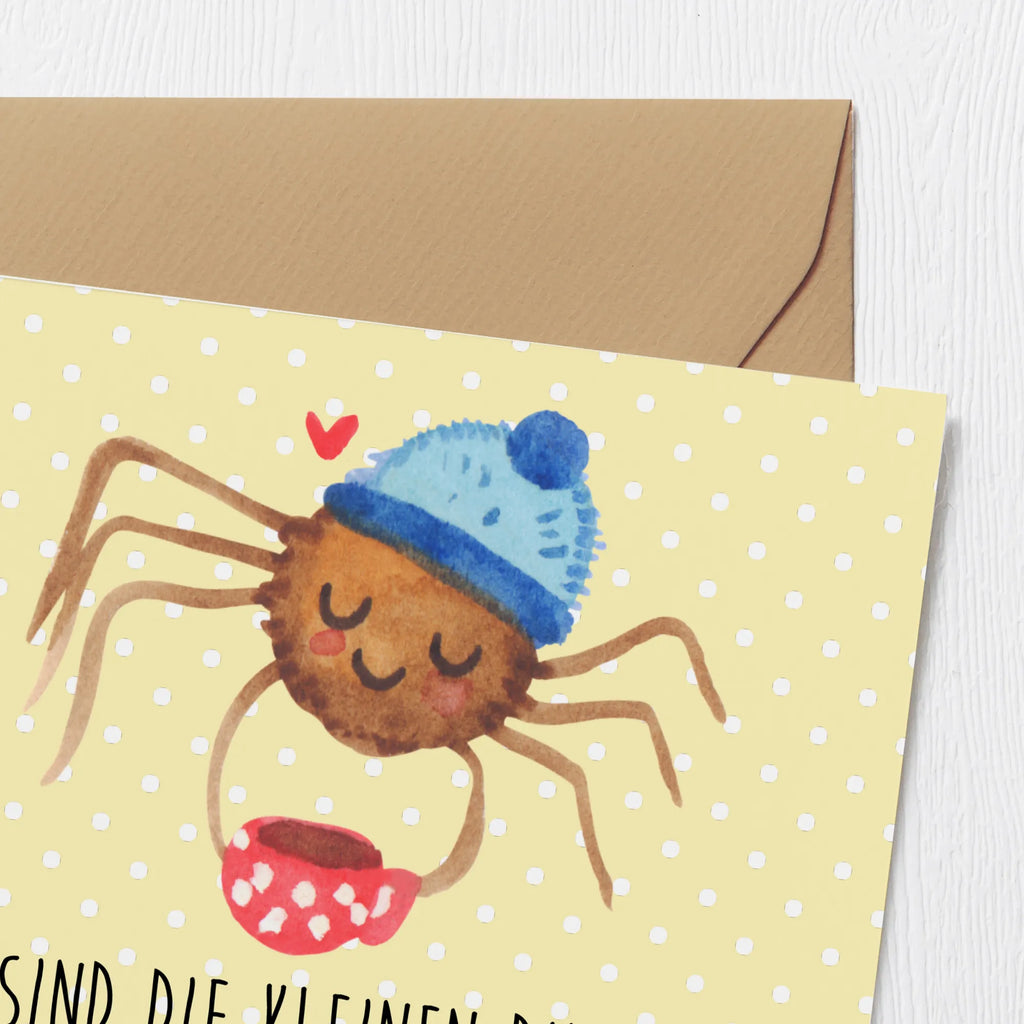 Deluxe Karte Spinne Agathe Kaffee Hochwertige Klappkarte, Grußkarte, Hochwertige Grußkarte, Einladungskarte, Geburtstagskarte, Hochzeitskarte, Karte, Klappkarte, Glückwunschkarte, Spinne Agathe, Spinne, Agathe, Videos, Merchandise, Morgen, Weiser Spruch, Lebensweisheiten, Kaffee, Morgenmuffel