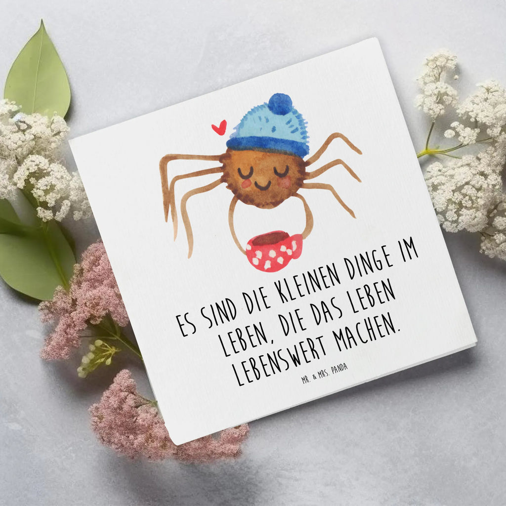 Deluxe Karte Spinne Agathe Kaffee Hochwertige Klappkarte, Grußkarte, Hochwertige Grußkarte, Einladungskarte, Geburtstagskarte, Hochzeitskarte, Karte, Klappkarte, Glückwunschkarte, Spinne Agathe, Spinne, Agathe, Videos, Merchandise, Morgen, Weiser Spruch, Lebensweisheiten, Kaffee, Morgenmuffel