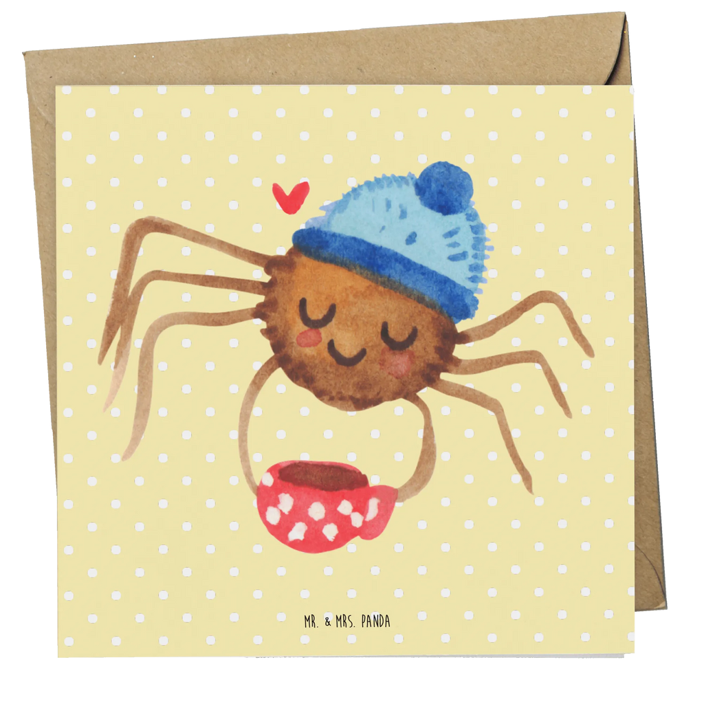 Deluxe Karte Spinne Agathe Kaffee Hochwertige Klappkarte, Grußkarte, Hochwertige Grußkarte, Einladungskarte, Geburtstagskarte, Hochzeitskarte, Karte, Klappkarte, Glückwunschkarte, Spinne Agathe, Spinne, Agathe, Videos, Merchandise, Morgen, Weiser Spruch, Lebensweisheiten, Kaffee, Morgenmuffel