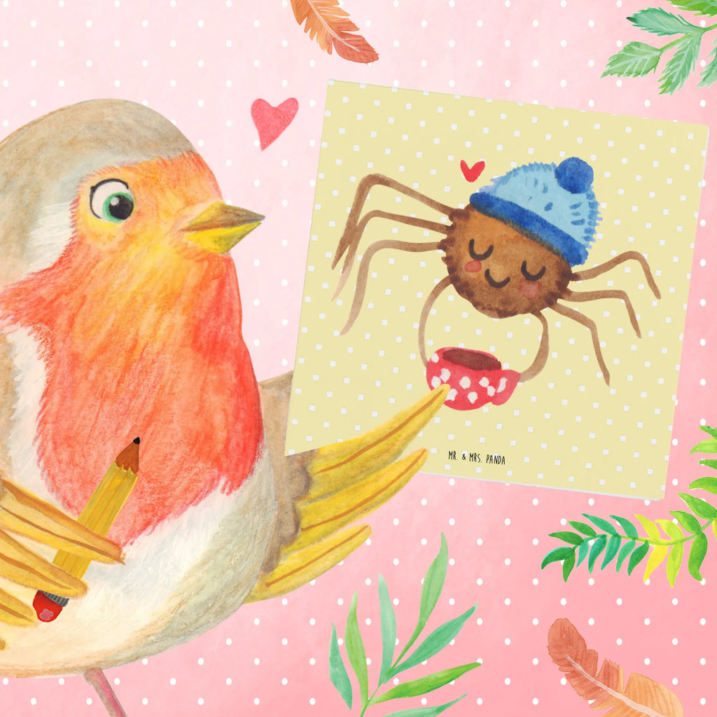 Deluxe Karte Spinne Agathe Kaffee Hochwertige Klappkarte, Grußkarte, Hochwertige Grußkarte, Einladungskarte, Geburtstagskarte, Hochzeitskarte, Karte, Klappkarte, Glückwunschkarte, Spinne Agathe, Spinne, Agathe, Videos, Merchandise, Morgen, Weiser Spruch, Lebensweisheiten, Kaffee, Morgenmuffel