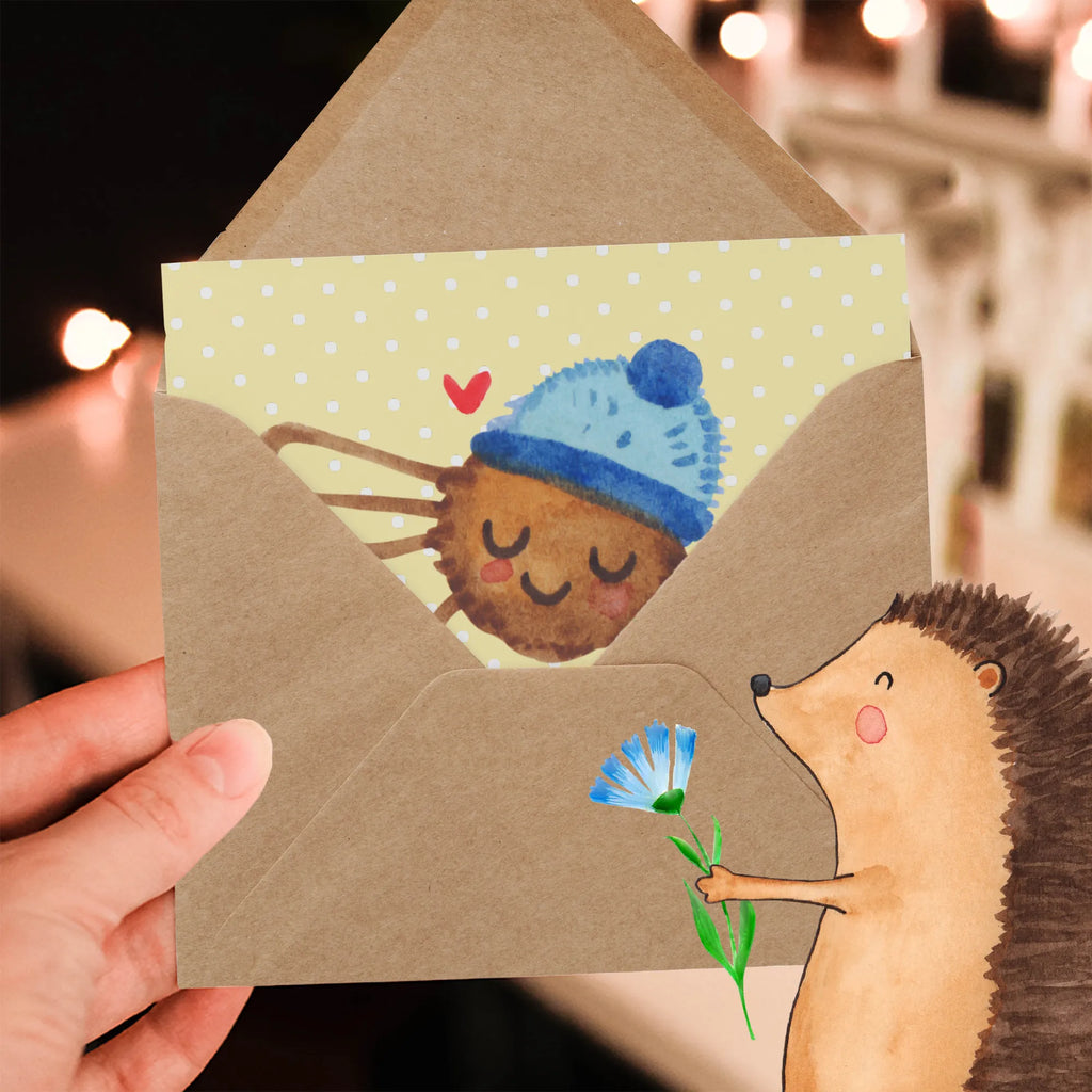 Deluxe Karte Spinne Agathe Kaffee Hochwertige Klappkarte, Grußkarte, Hochwertige Grußkarte, Einladungskarte, Geburtstagskarte, Hochzeitskarte, Karte, Klappkarte, Glückwunschkarte, Spinne Agathe, Spinne, Agathe, Videos, Merchandise, Morgen, Weiser Spruch, Lebensweisheiten, Kaffee, Morgenmuffel