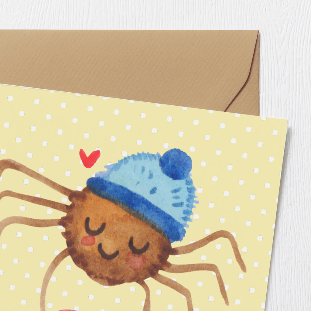 Deluxe Karte Spinne Agathe Kaffee Hochwertige Klappkarte, Grußkarte, Hochwertige Grußkarte, Einladungskarte, Geburtstagskarte, Hochzeitskarte, Karte, Klappkarte, Glückwunschkarte, Spinne Agathe, Spinne, Agathe, Videos, Merchandise, Morgen, Weiser Spruch, Lebensweisheiten, Kaffee, Morgenmuffel