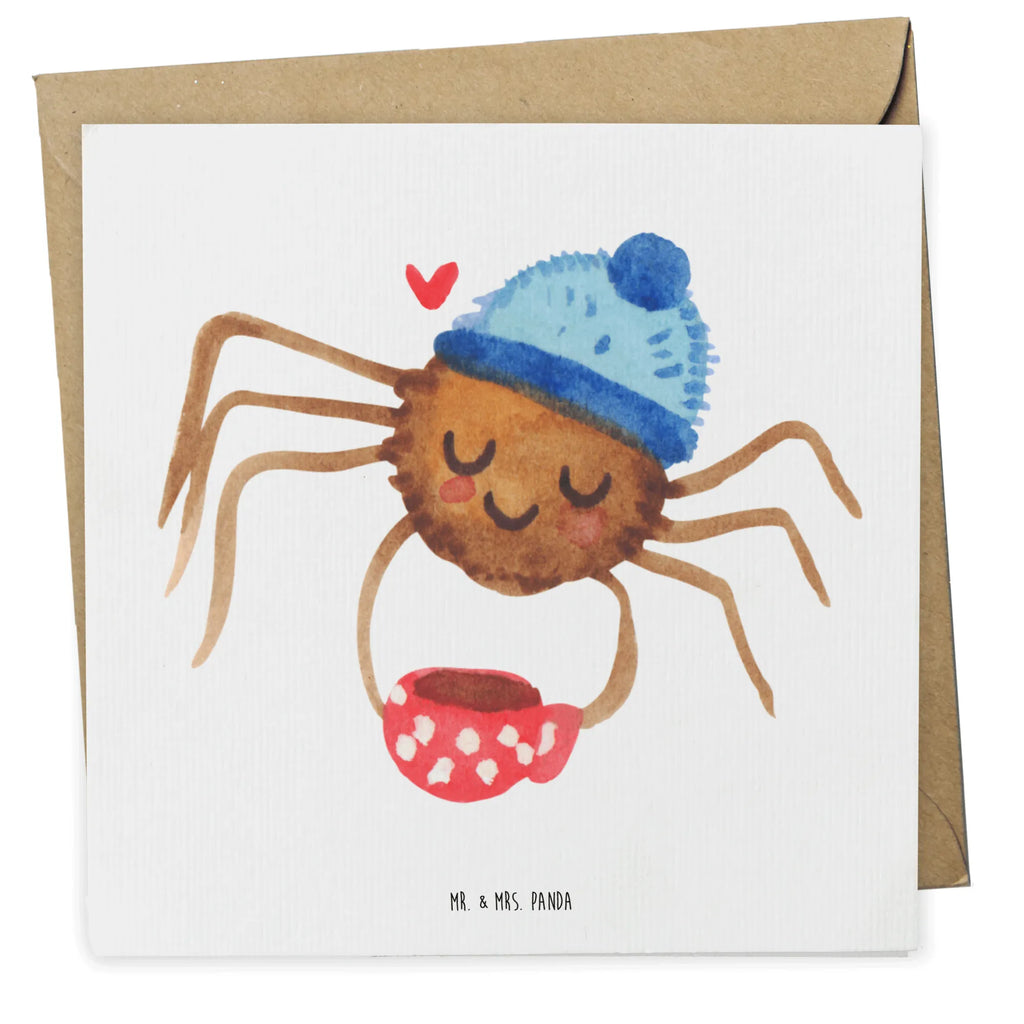 Deluxe Karte Spinne Agathe Kaffee Hochwertige Klappkarte, Grußkarte, Hochwertige Grußkarte, Einladungskarte, Geburtstagskarte, Hochzeitskarte, Karte, Klappkarte, Glückwunschkarte, Spinne Agathe, Spinne, Agathe, Videos, Merchandise, Morgen, Weiser Spruch, Lebensweisheiten, Kaffee, Morgenmuffel