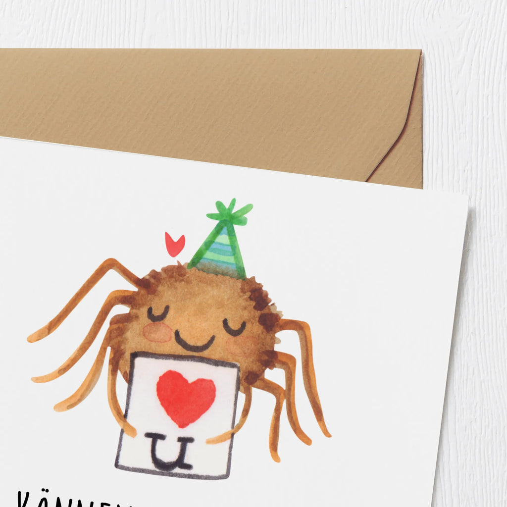 Deluxe Karte Spinne Agathe Brief Hochwertige Grußkarte, Geburtstagskarte, Hochzeitskarte, Einladungskarte, Hochwertige Klappkarte, Karte, Glückwunschkarte, Klappkarte, Grußkarte, Spinne Agathe, Spinne, Agathe, Videos, Merchandise, Treuebeweis, Treuetest, Liebespaar, Liebesbeweis, Verliebt, Liebesgeschenk, Heiratsantrag, Ich Liebe dich